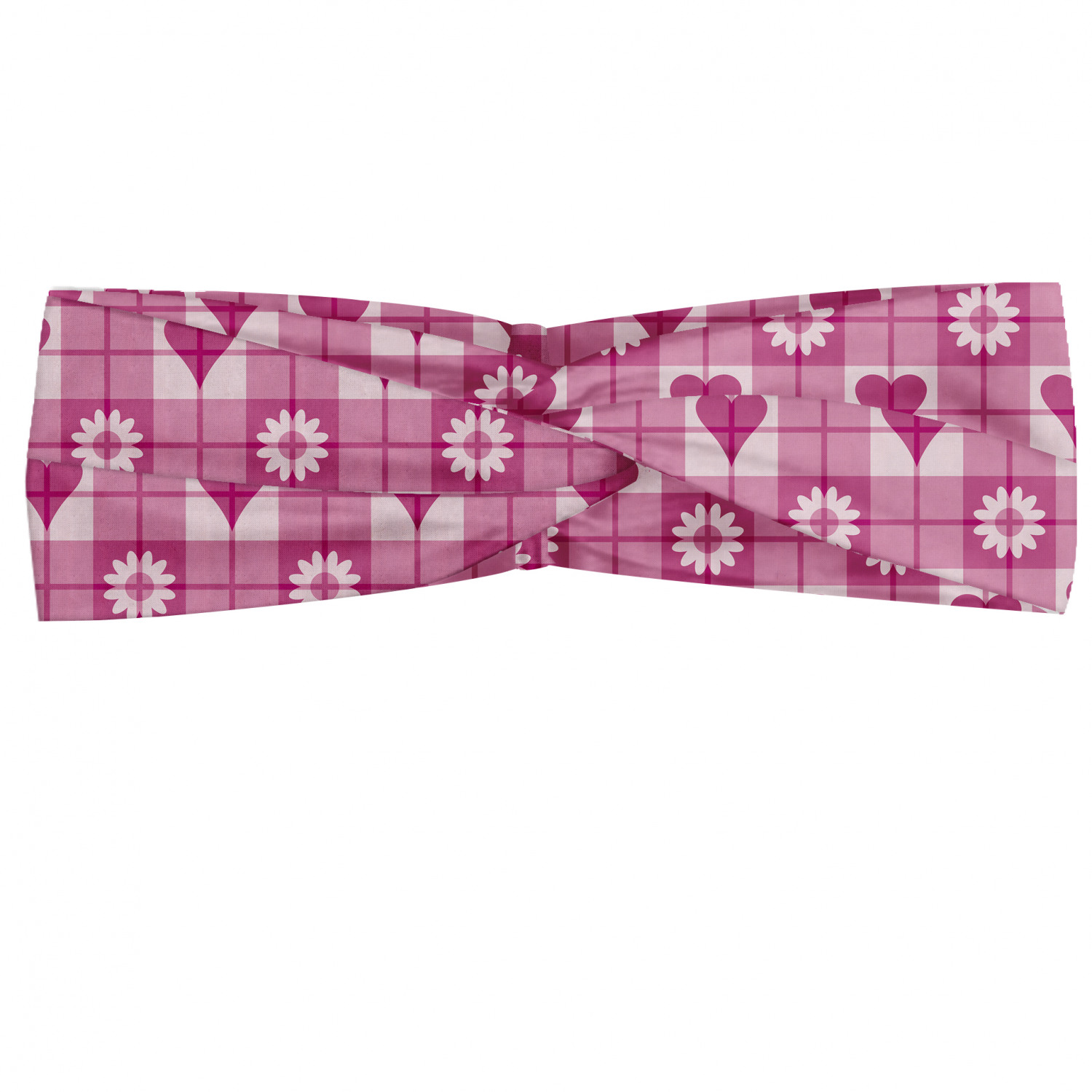Ambesonne Abstract Shape Headband Elastic Soft Women's Bandana for Daily Use - Picture 56 of 123