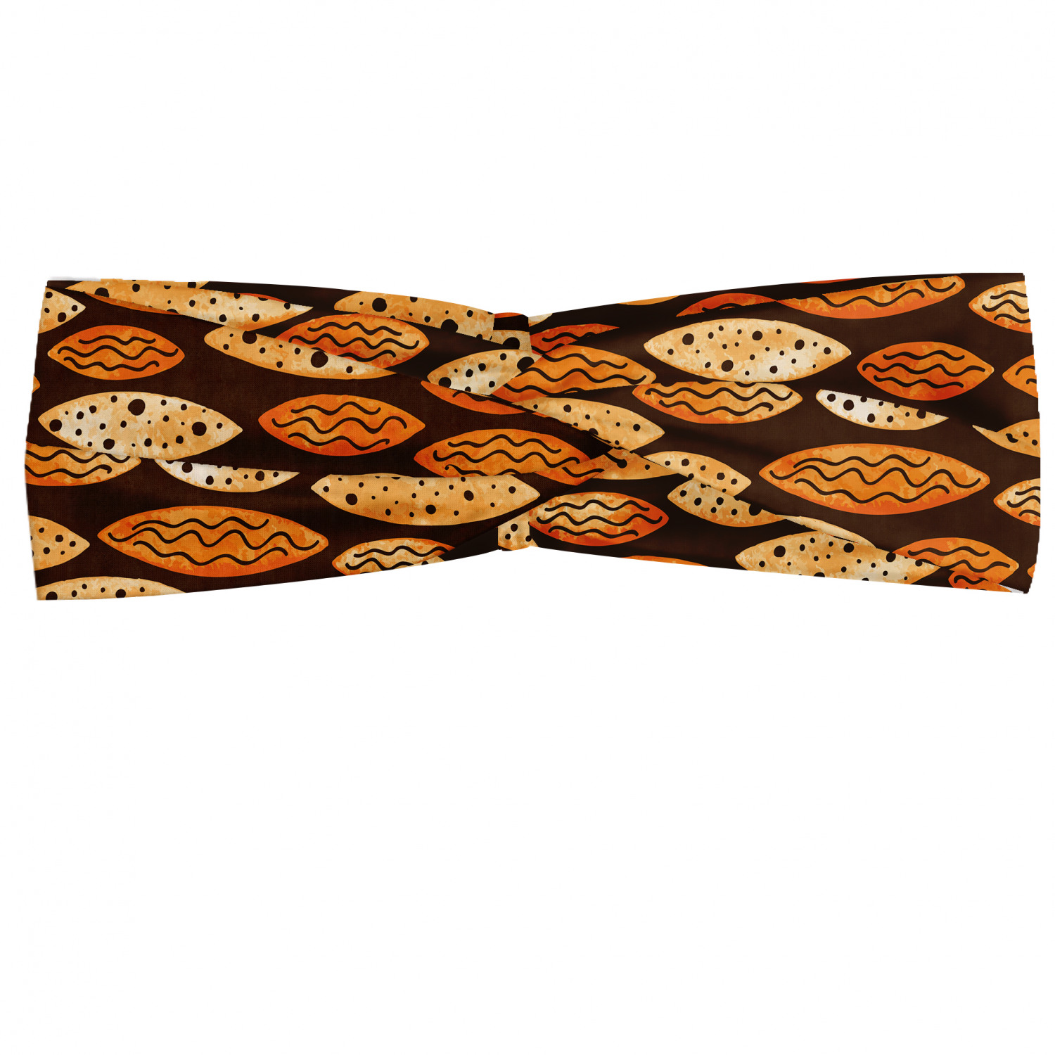 Ambesonne Abstract Shape Headband Elastic Soft Women's Bandana for Daily Use - Picture 84 of 123