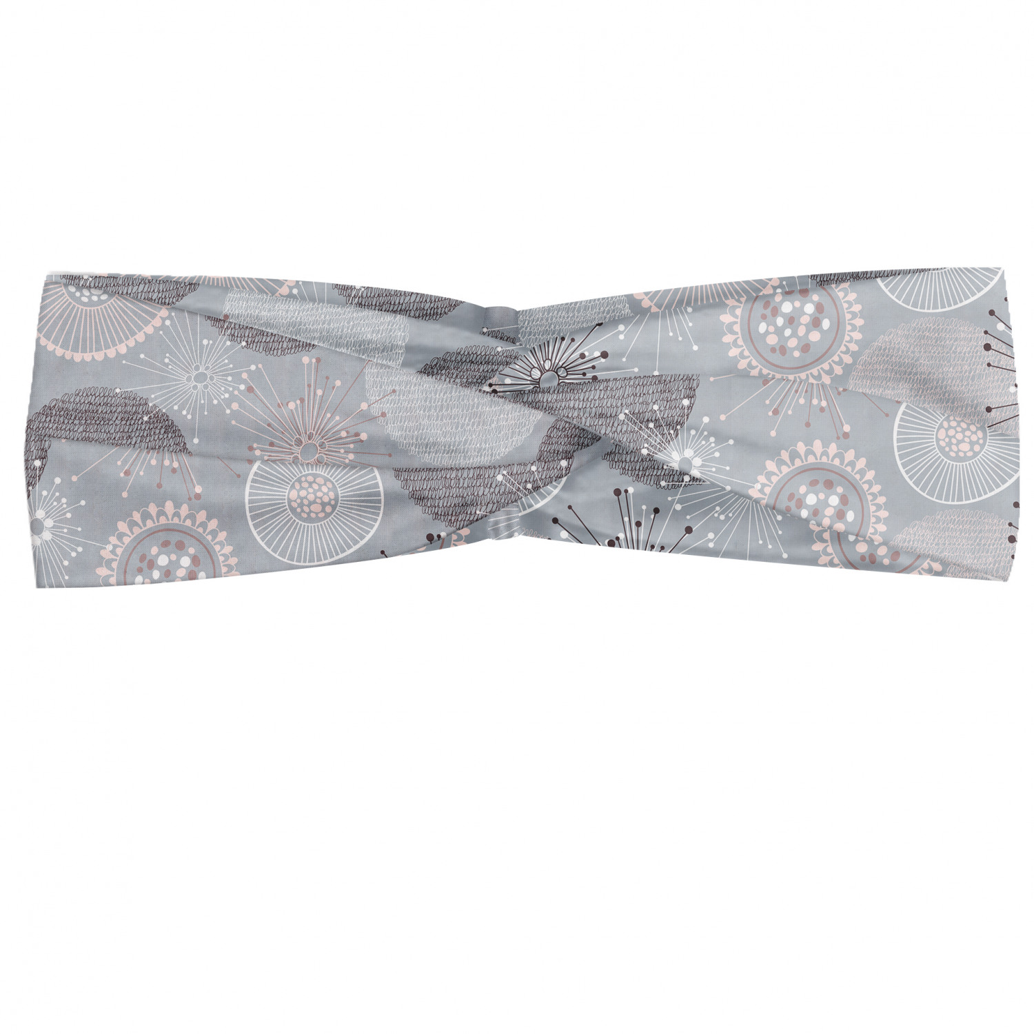 Ambesonne Abstract Shape Headband Elastic Soft Women's Bandana for Daily Use - Picture 16 of 123