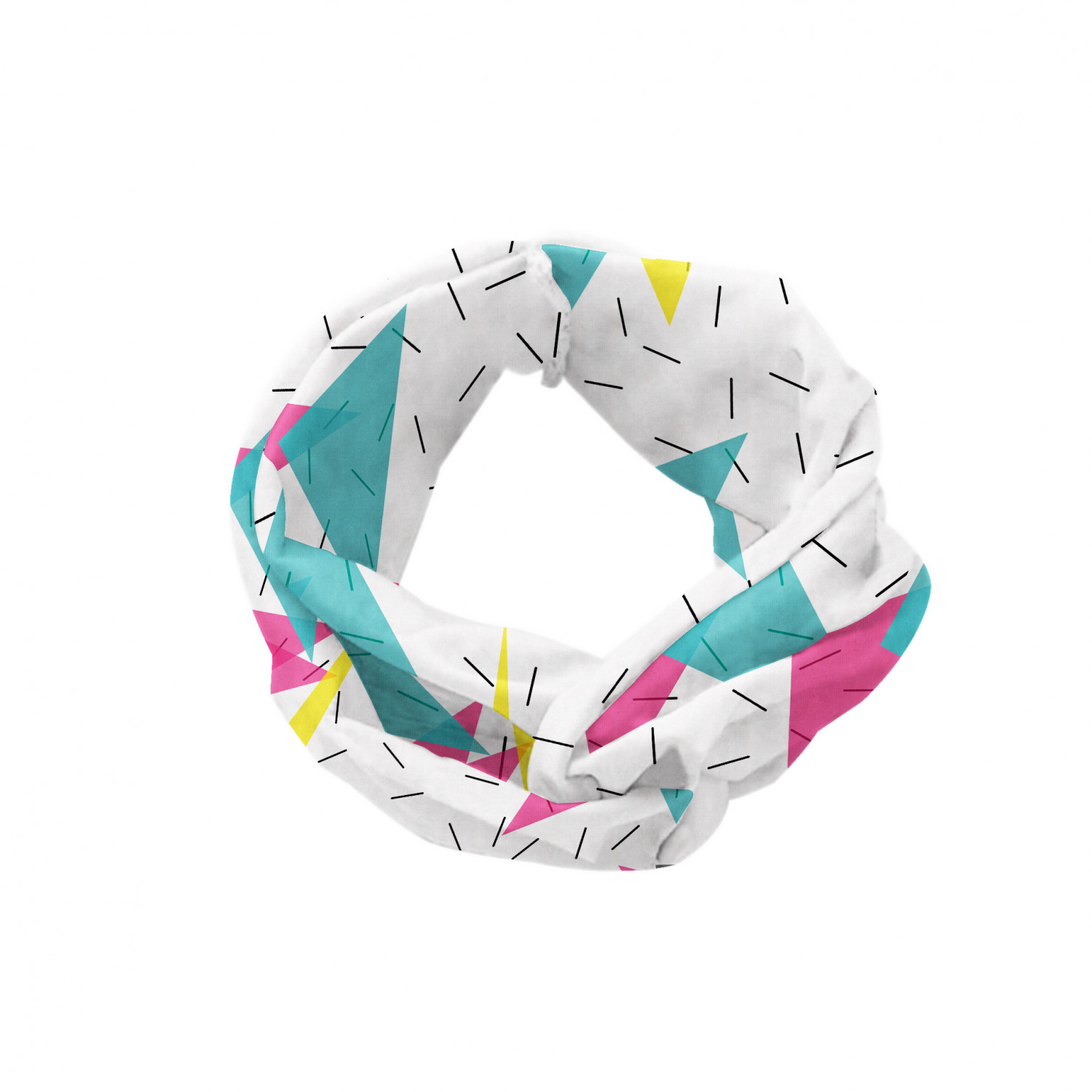 Ambesonne Abstract Shape Headband Elastic Soft Women's Bandana for Daily Use - Picture 63 of 123