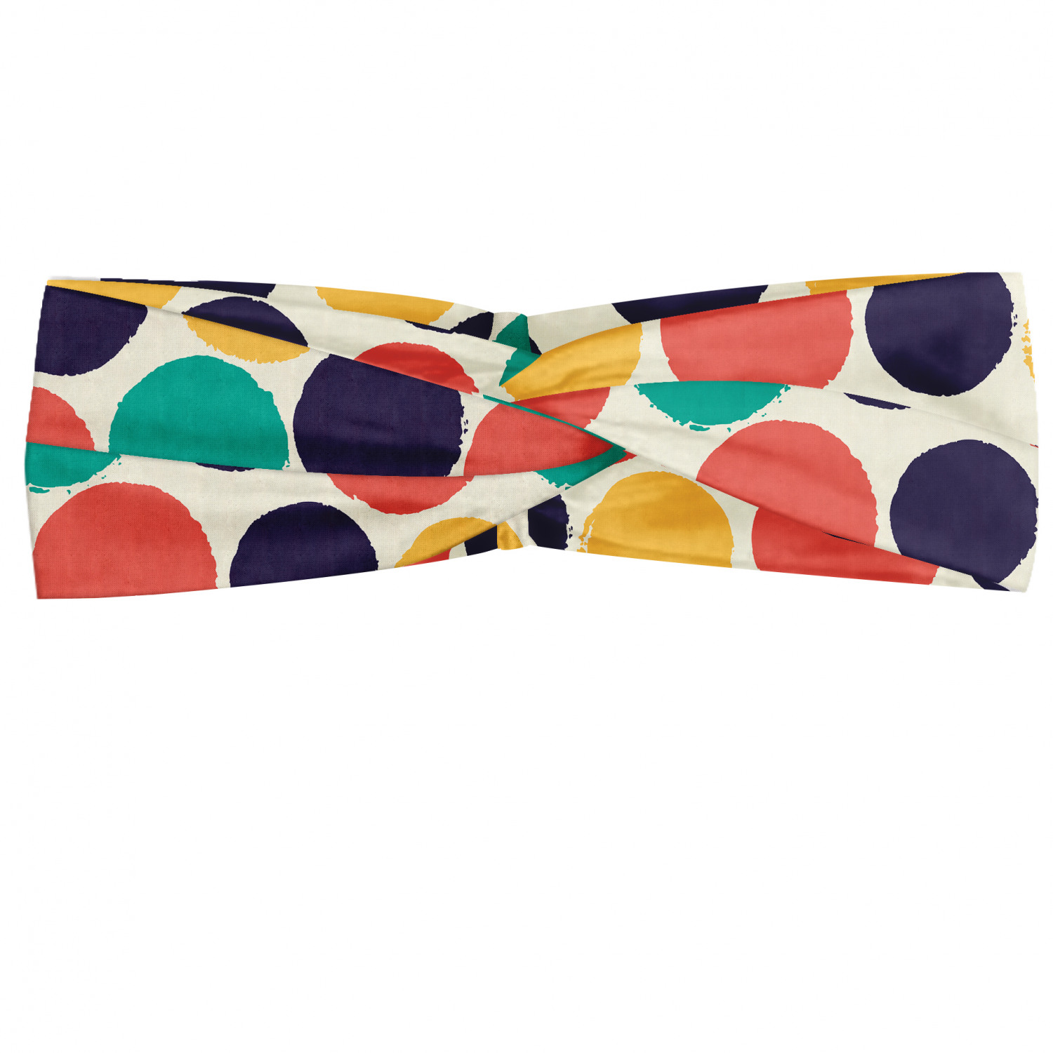 Ambesonne Abstract Shape Headband Elastic Soft Women's Bandana for Daily Use - Picture 64 of 123