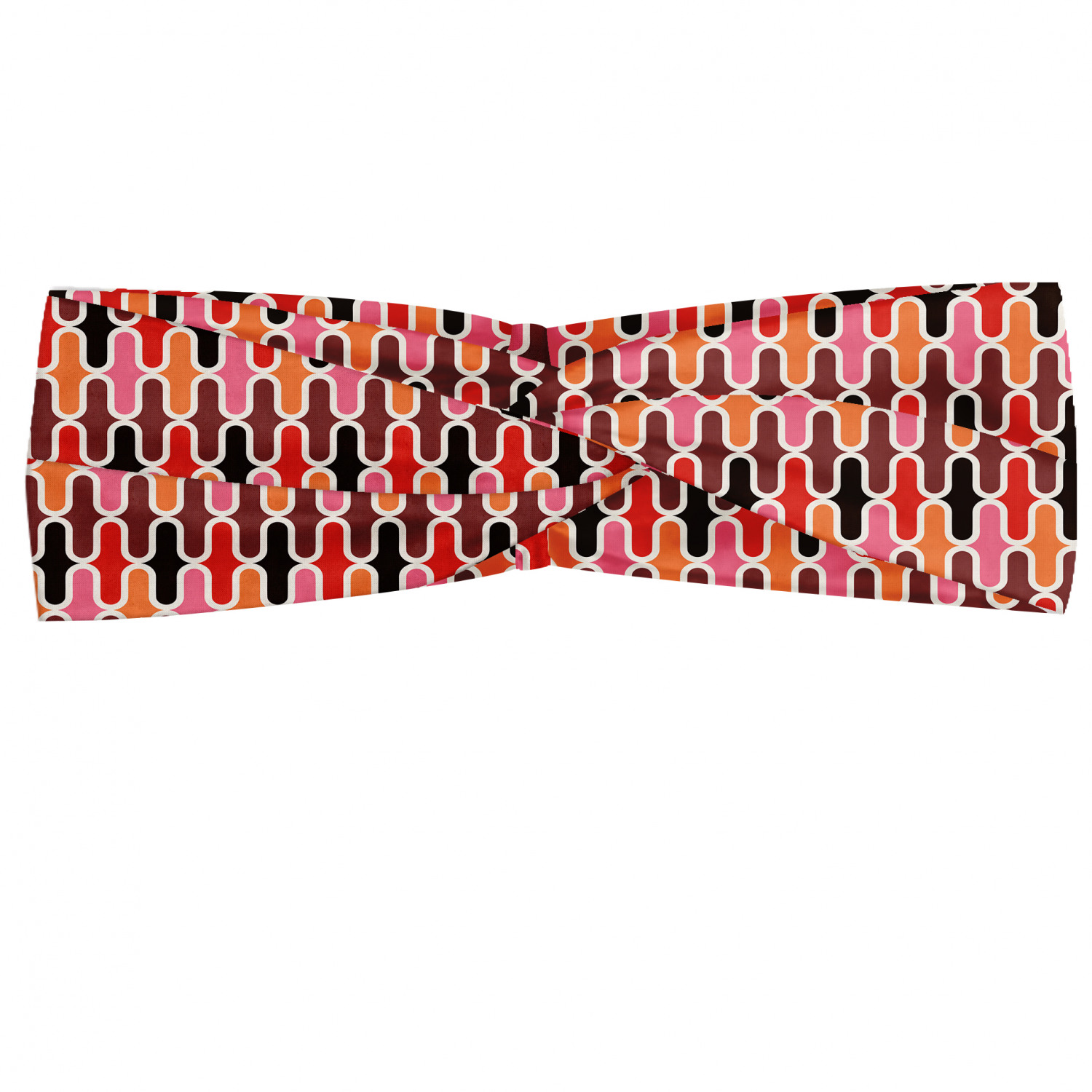 Ambesonne Abstract Shape Headband Elastic Soft Women's Bandana for Daily Use - Picture 114 of 123