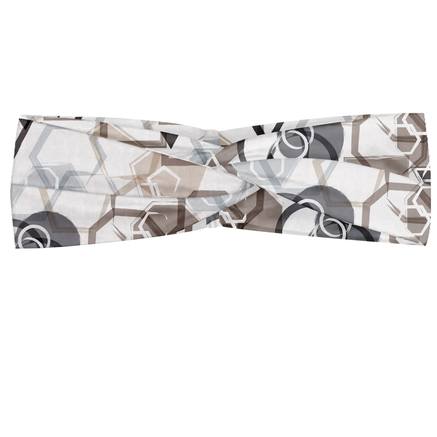 Ambesonne Abstract Shape Headband Elastic Soft Women's Bandana for Daily Use - Picture 102 of 123