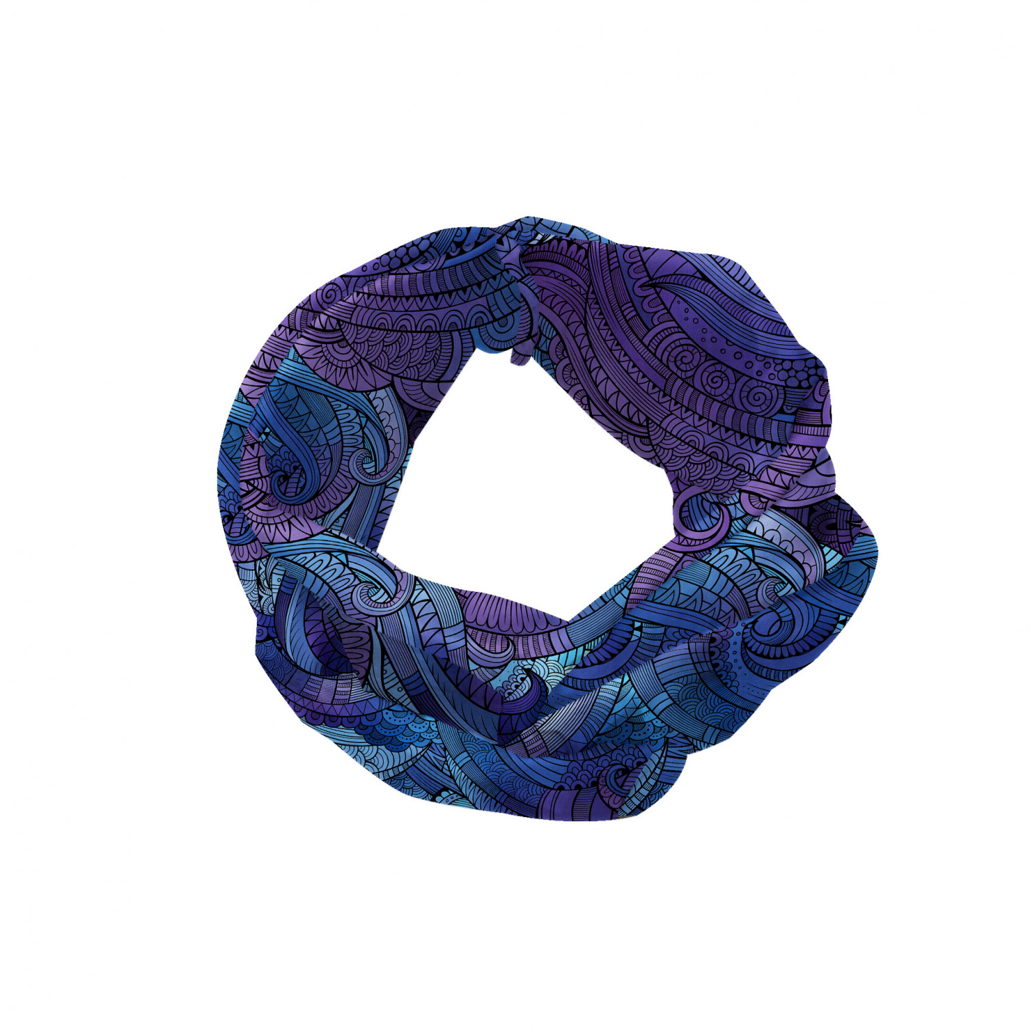 Ambesonne Abstract Shape Headband Elastic Soft Women's Bandana for Daily Use - Picture 67 of 123