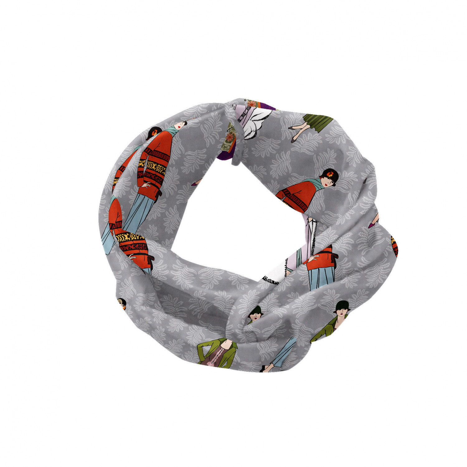 Ambesonne Retro Scenes Headband Elastic Soft Women's Bandana for Daily Use - Picture 41 of 123