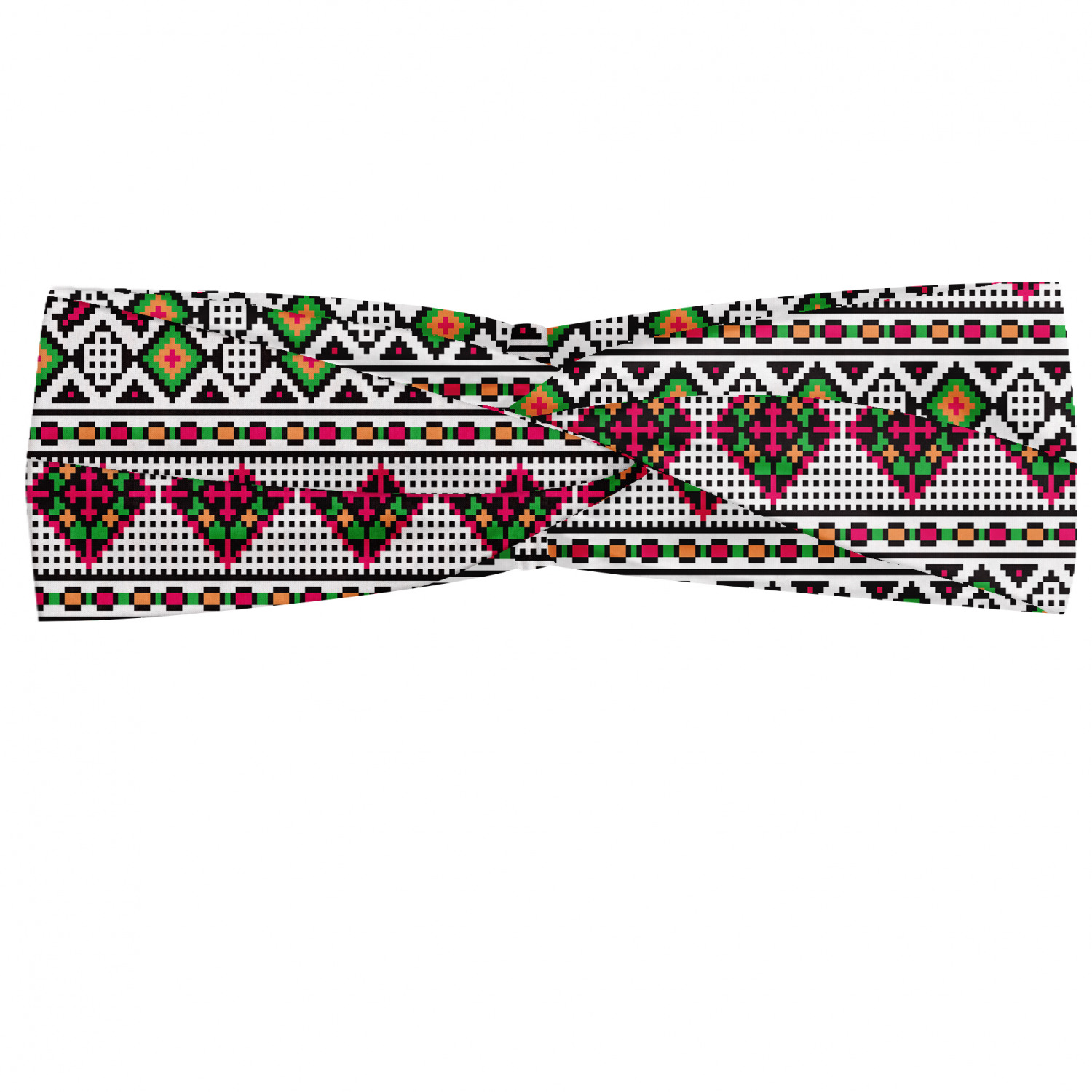 Ambesonne Retro Scenes Headband Elastic Soft Women's Bandana for Daily Use - Picture 100 of 123