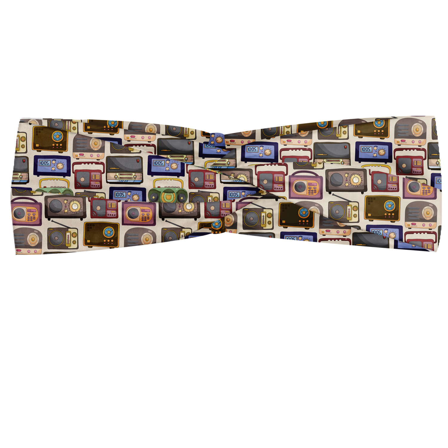 Ambesonne Retro Scenes Headband Elastic Soft Women's Bandana for Daily Use - Picture 16 of 123