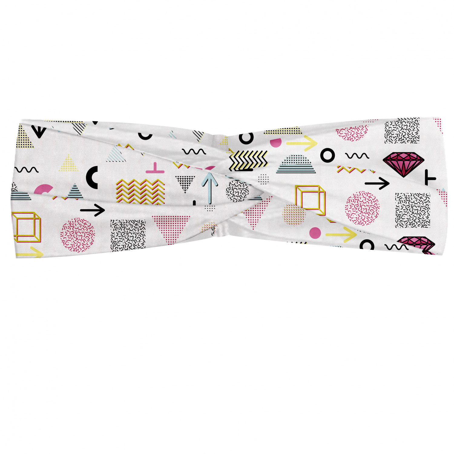 Ambesonne Retro Scenes Headband Elastic Soft Women's Bandana for Daily Use - Picture 52 of 123