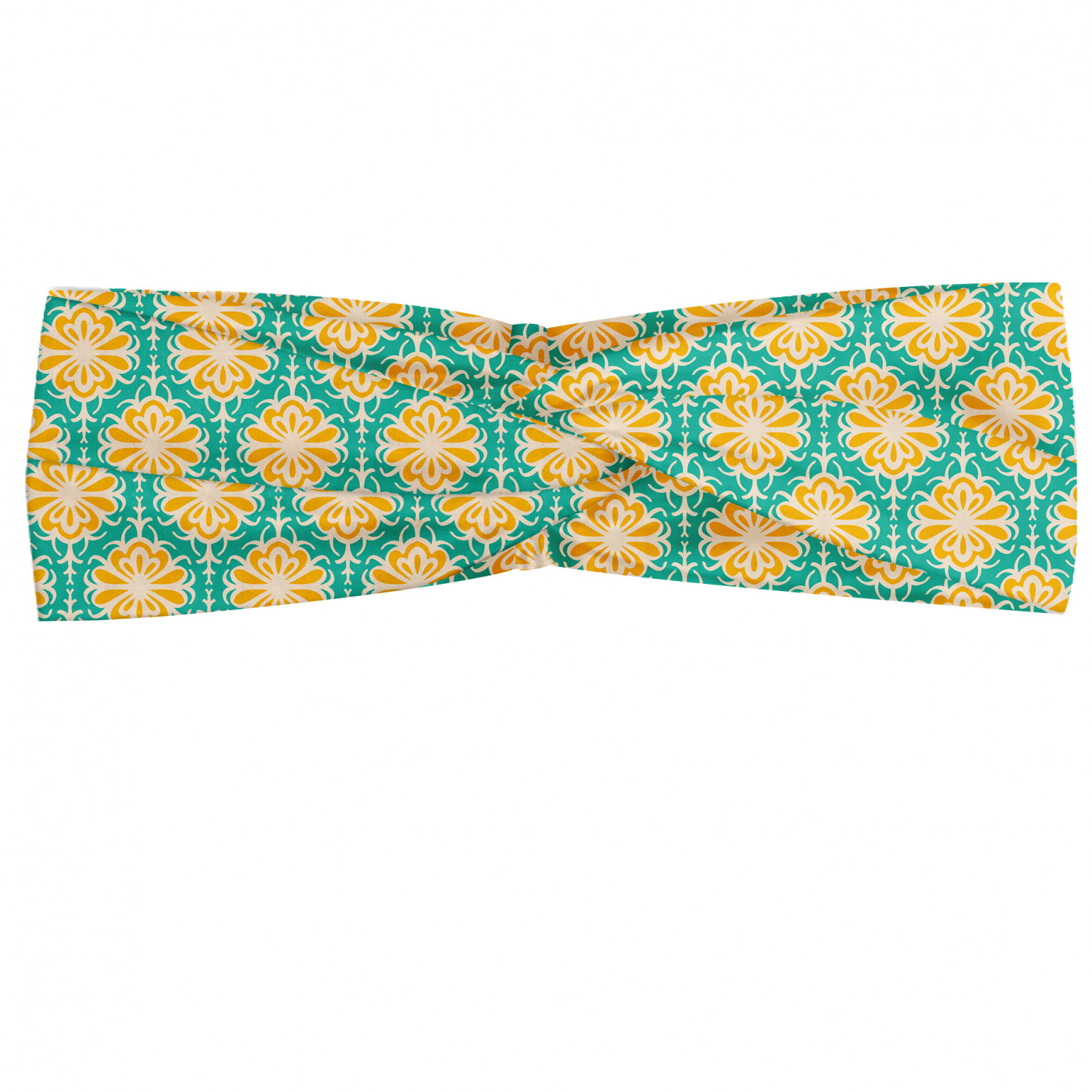 Ambesonne Retro Scenes Headband Elastic Soft Women's Bandana for Daily Use - Picture 42 of 123