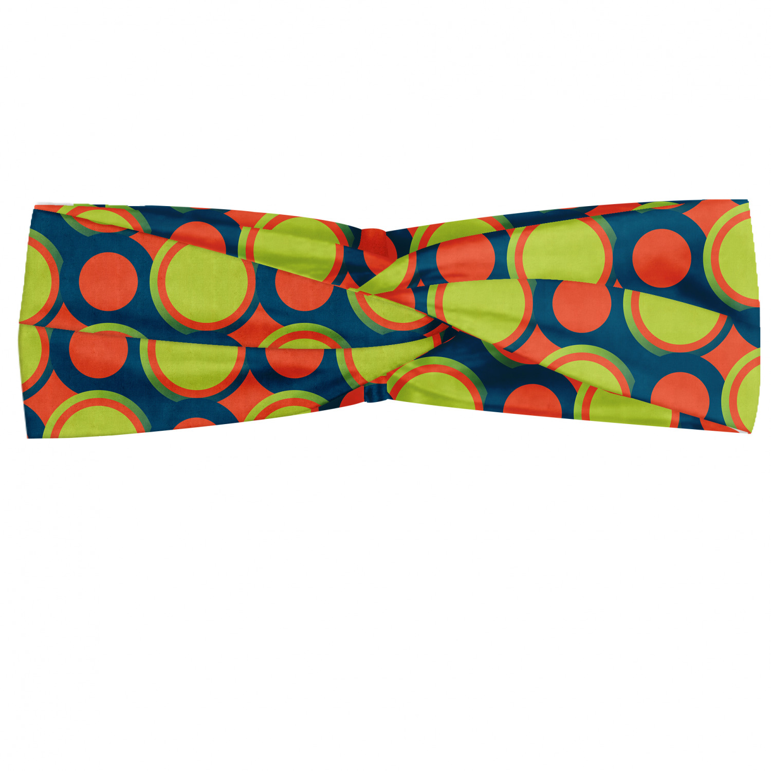 Ambesonne Retro Scenes Headband Elastic Soft Women's Bandana for Daily Use - Picture 78 of 123
