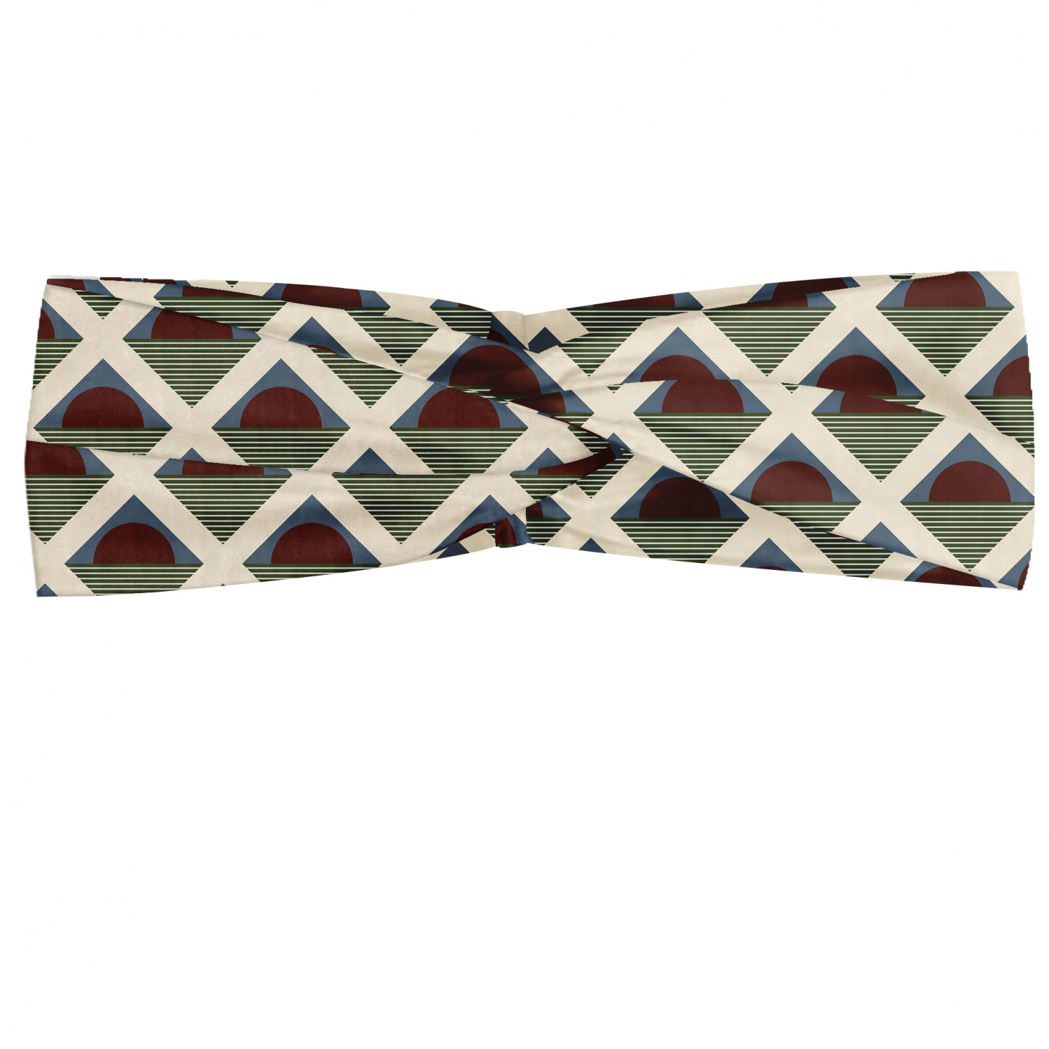 Ambesonne Retro Scenes Headband Elastic Soft Women's Bandana for Daily Use - Picture 88 of 123