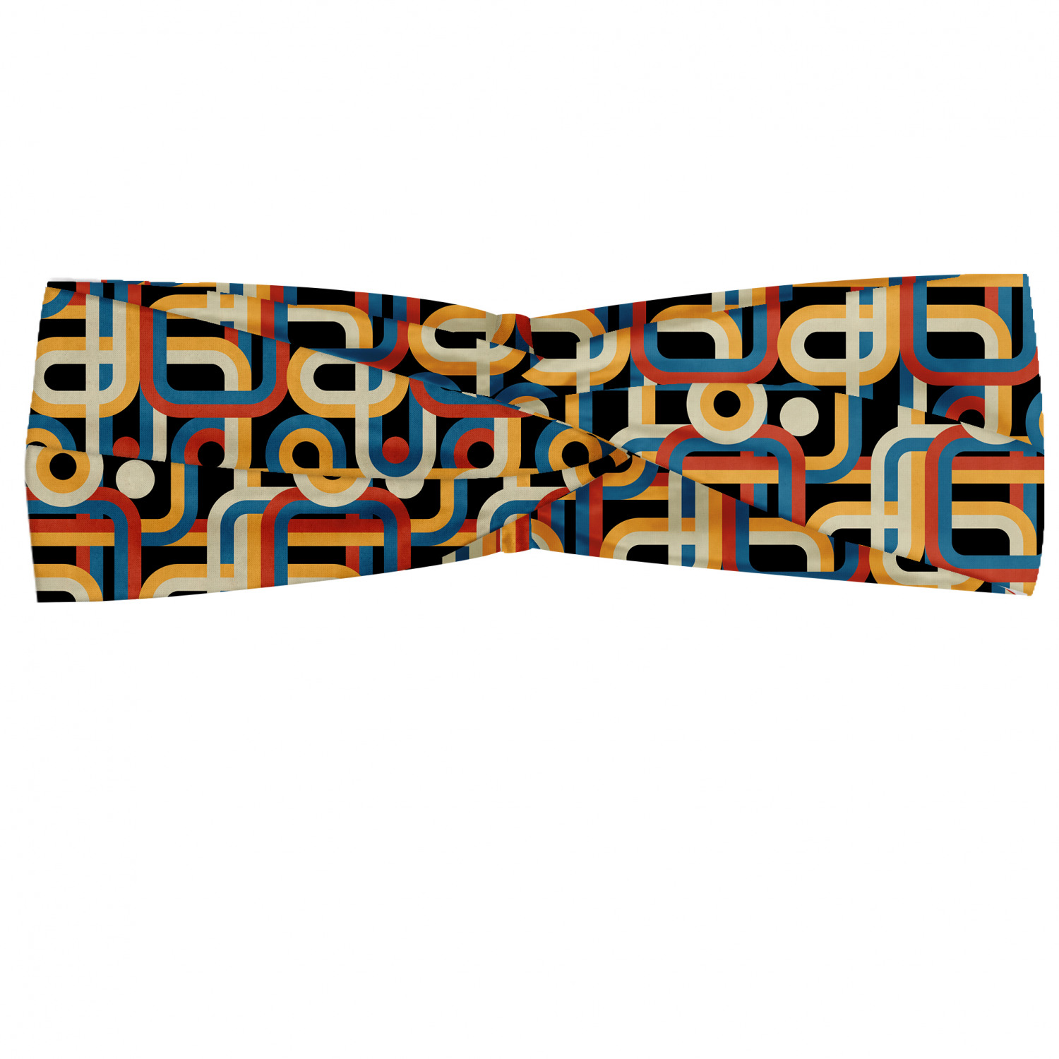 Ambesonne Retro Scenes Headband Elastic Soft Women's Bandana for Daily Use - Picture 46 of 123