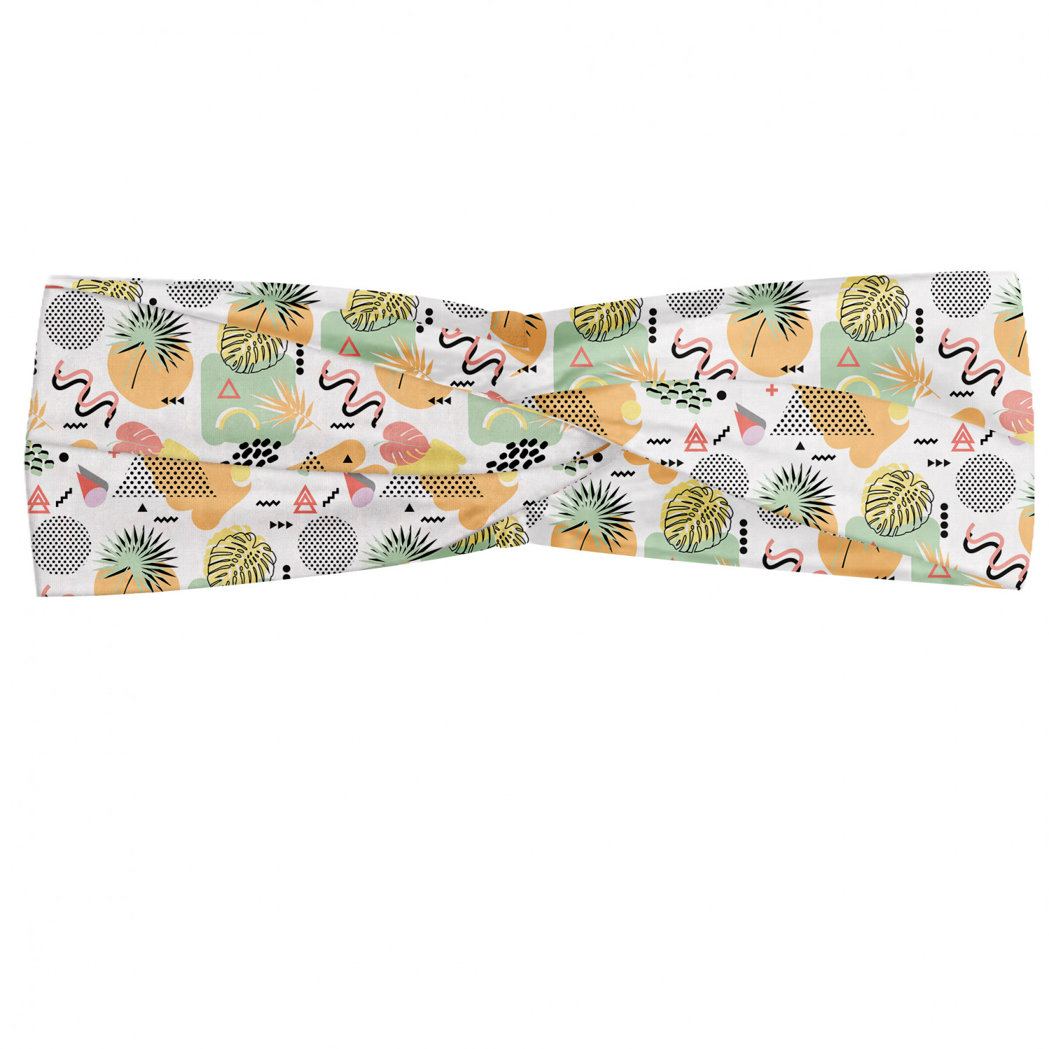Ambesonne Retro Scenes Headband Elastic Soft Women's Bandana for Daily Use - Picture 72 of 123