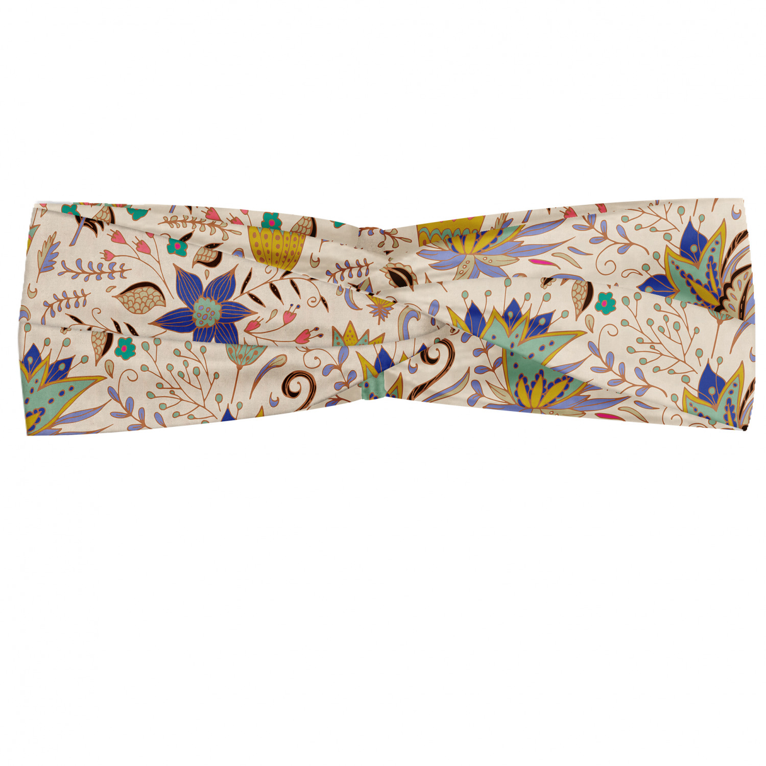 Ambesonne Botanical Form Headband Elastic Soft Women's Bandana for Daily Use - Picture 10 of 123