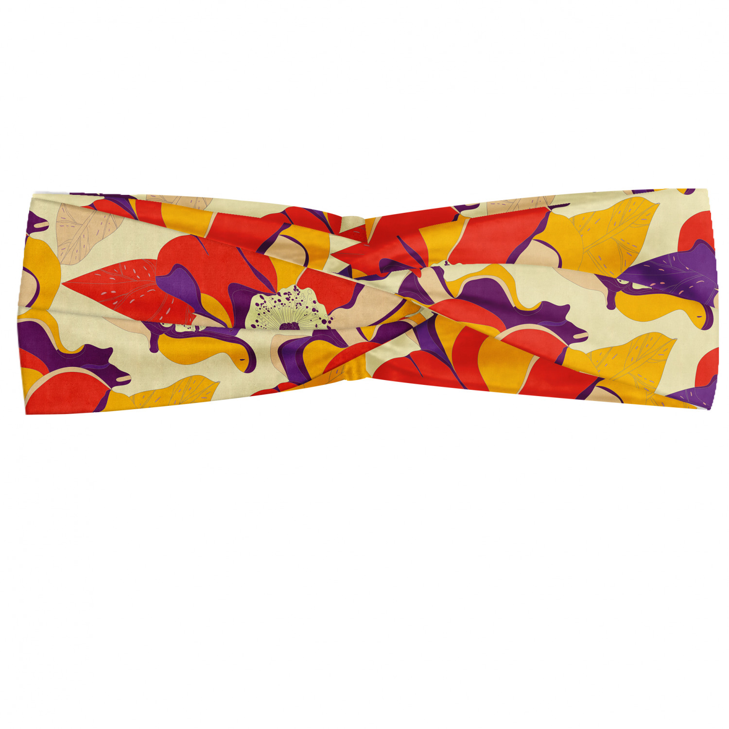 Ambesonne Botanical Form Headband Elastic Soft Women's Bandana for Daily Use - Picture 30 of 123