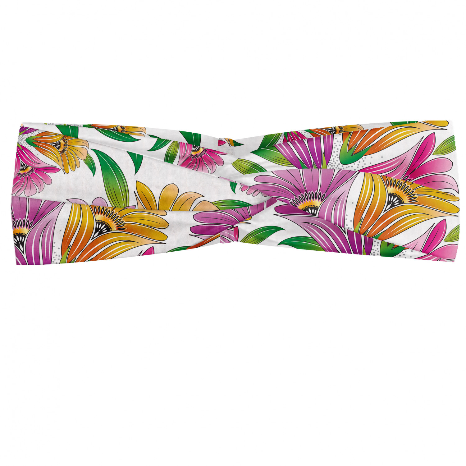 Ambesonne Botanical Form Headband Elastic Soft Women's Bandana for Daily Use - Picture 46 of 123