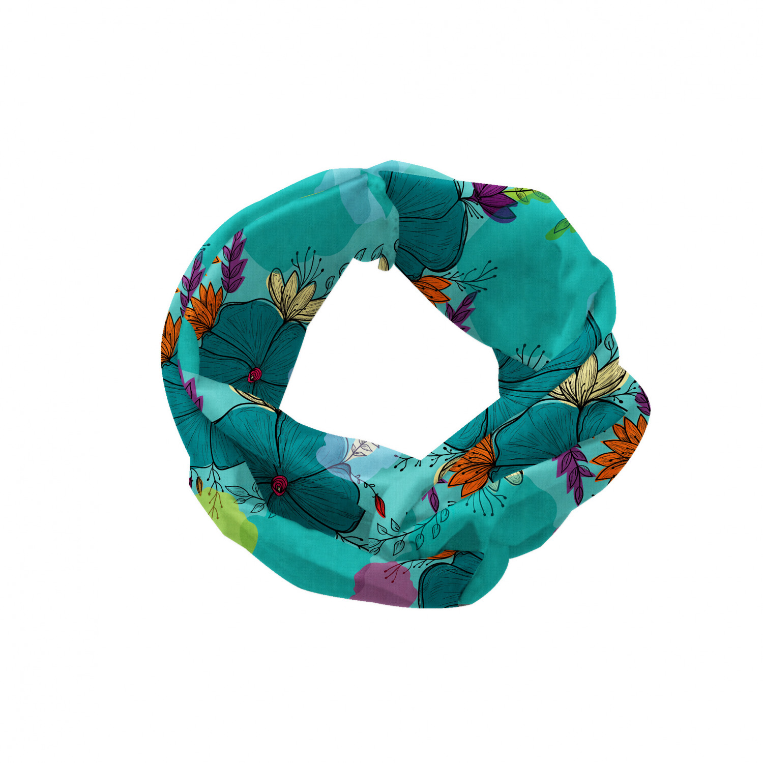 Ambesonne Botanical Form Headband Elastic Soft Women's Bandana for Daily Use - Picture 79 of 123