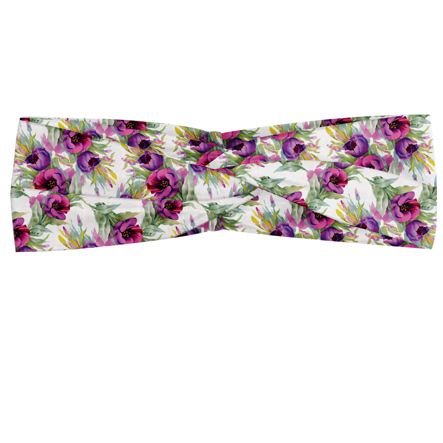 Ambesonne Botanical Form Headband Elastic Soft Women's Bandana for Daily Use - Picture 98 of 123