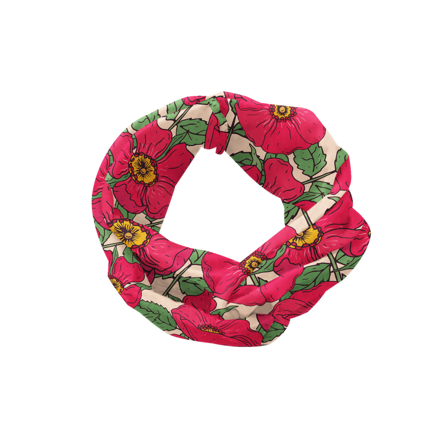 Ambesonne Botanical Form Headband Elastic Soft Women's Bandana for Daily Use - Picture 87 of 123