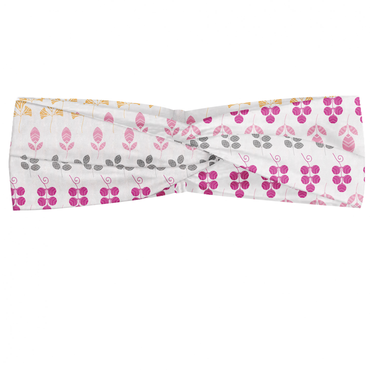 Ambesonne Botanical Form Headband Elastic Soft Women's Bandana for Daily Use - Picture 16 of 123
