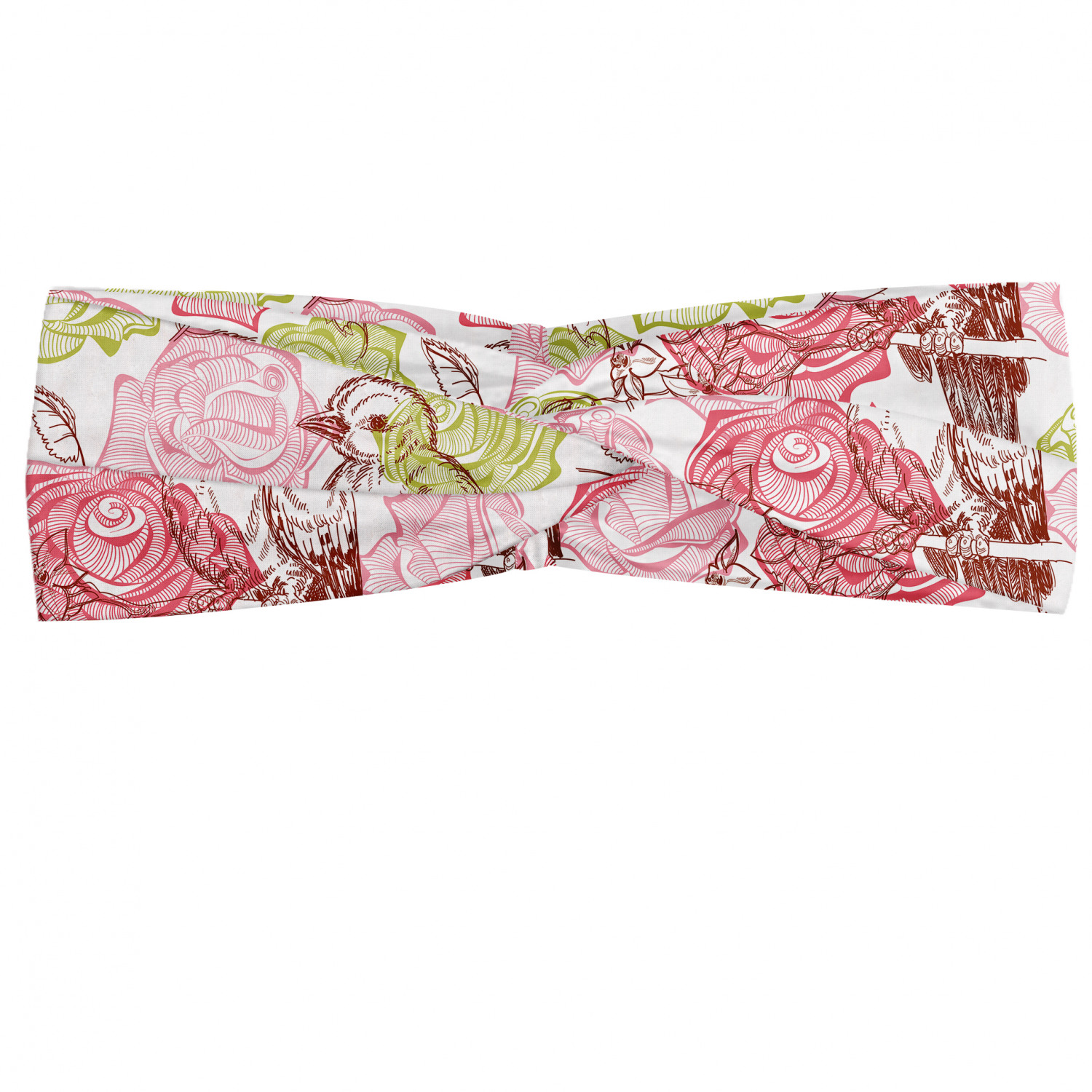 Ambesonne Garden Art Print Headband Elastic Soft Women's Bandana for Daily Use - Picture 98 of 123
