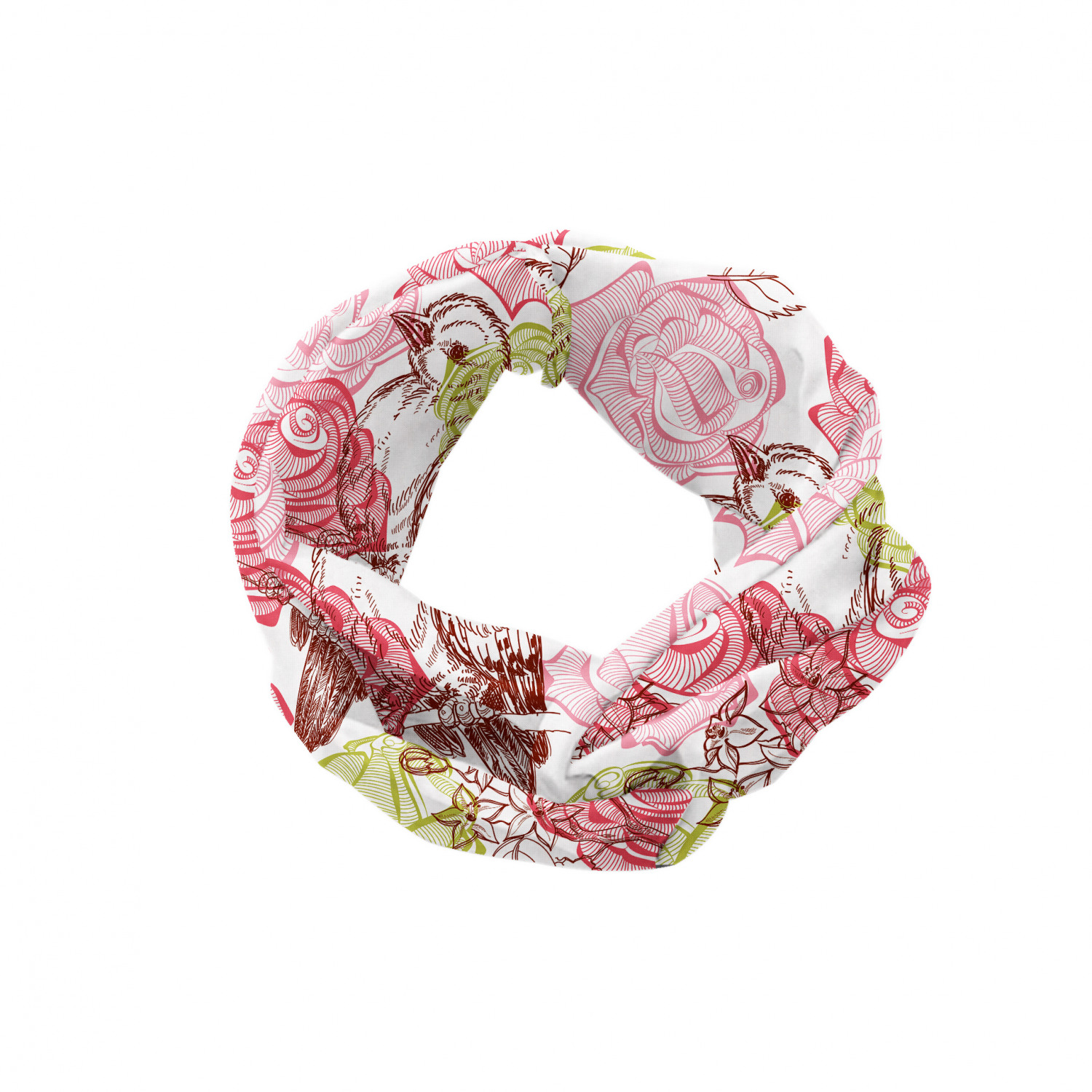 Ambesonne Garden Art Print Headband Elastic Soft Women's Bandana for Daily Use - Picture 99 of 123