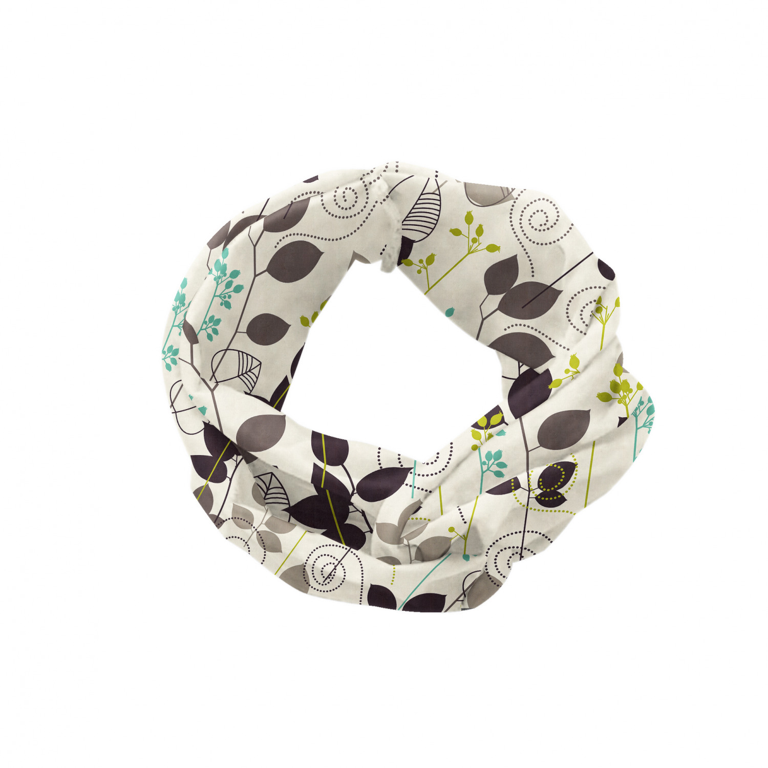 Ambesonne Botanical Form Headband Elastic Soft Women's Bandana for Daily Use - Picture 5 of 123