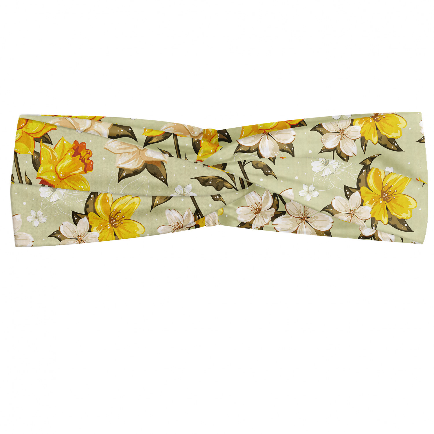 Ambesonne Garden Art Print Headband Elastic Soft Women's Bandana for Daily Use - Picture 14 of 123