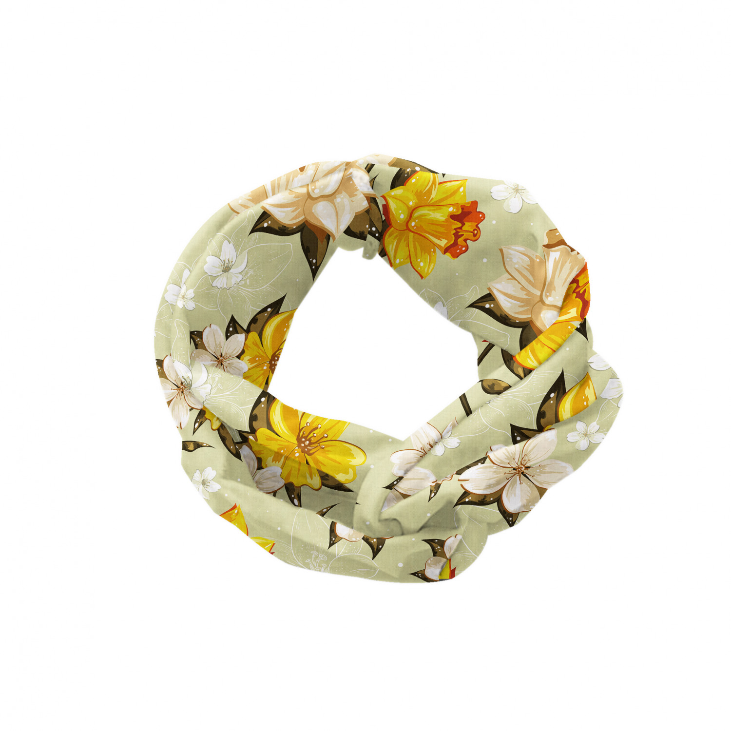 Ambesonne Garden Art Print Headband Elastic Soft Women's Bandana for Daily Use - Picture 15 of 123