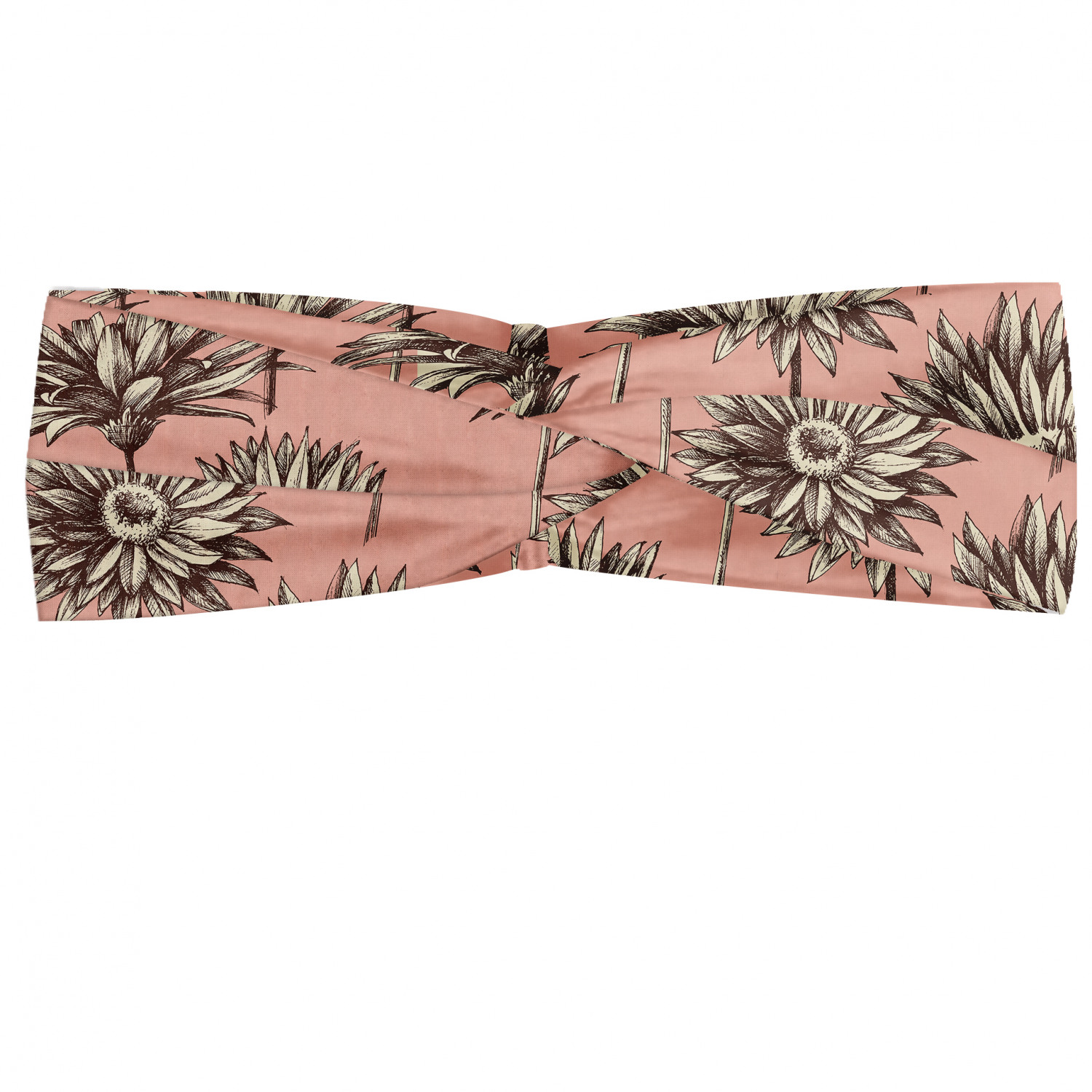 Ambesonne Garden Art Print Headband Elastic Soft Women's Bandana for Daily Use - Picture 42 of 123