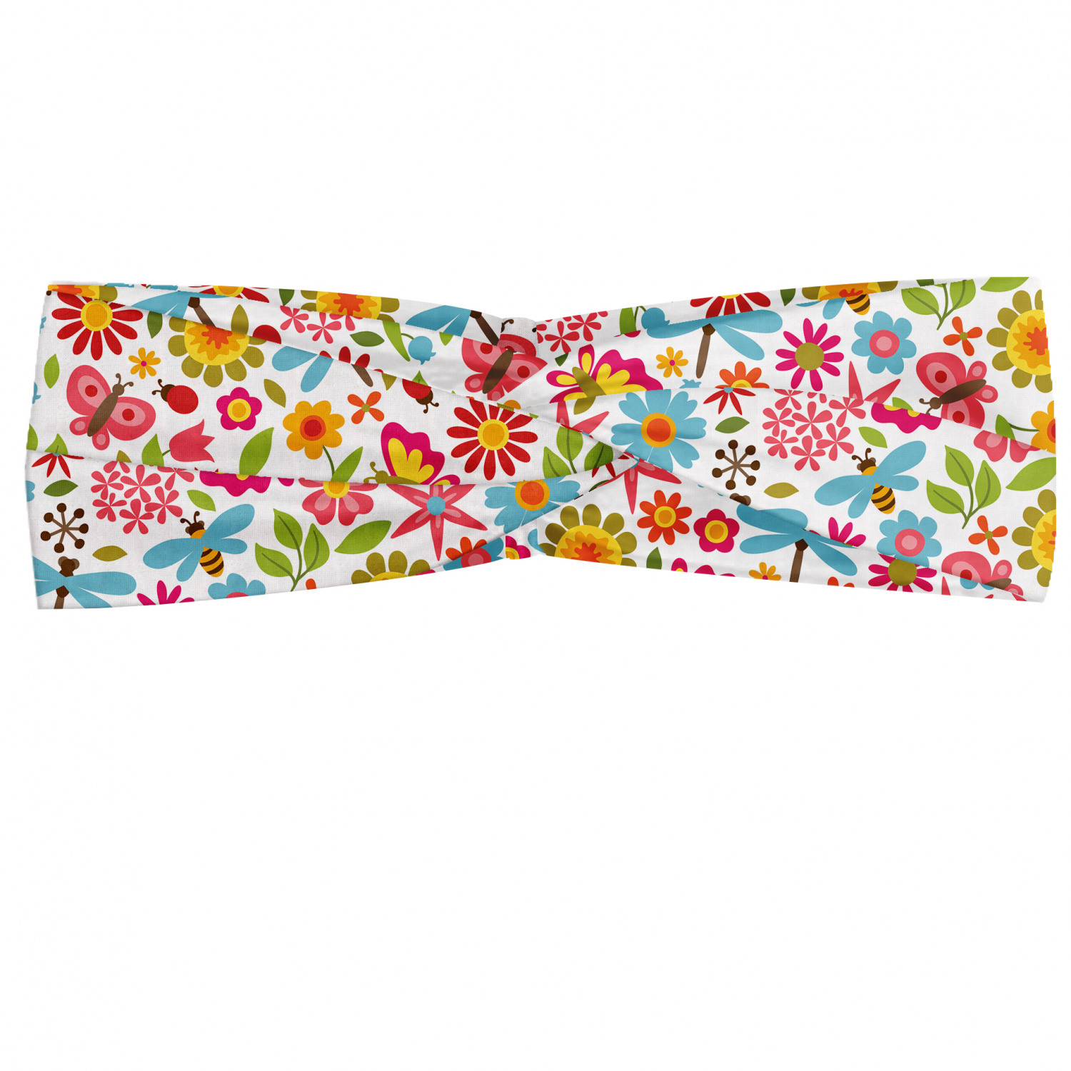 Ambesonne Garden Art Print Headband Elastic Soft Women's Bandana for Daily Use - Picture 50 of 123