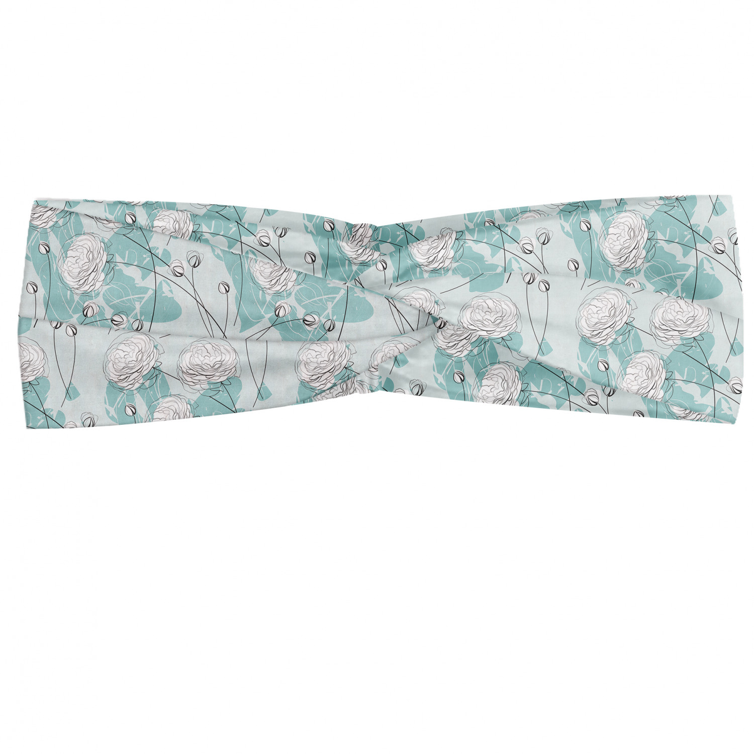 Ambesonne Garden Art Print Headband Elastic Soft Women's Bandana for Daily Use - Picture 46 of 123