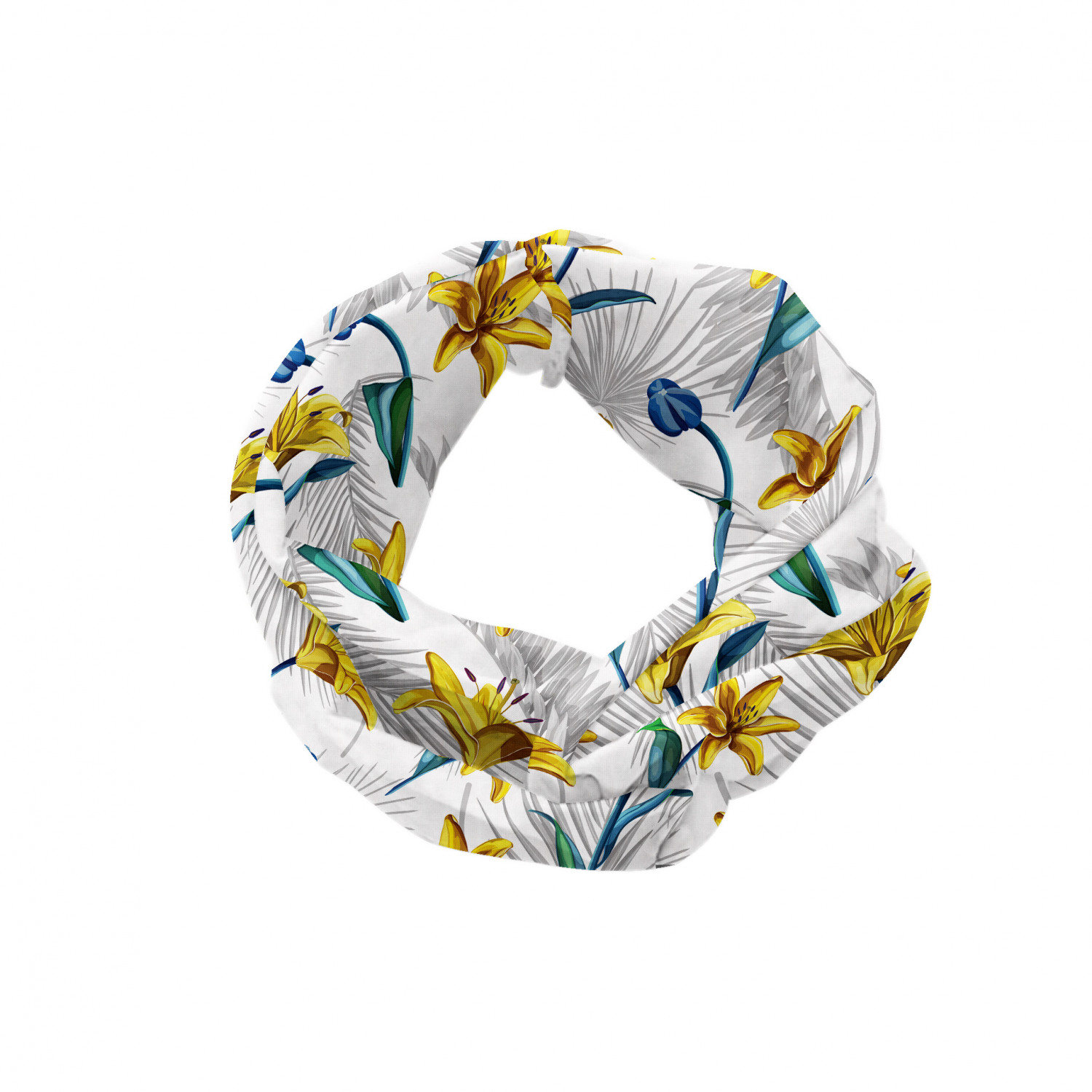 Ambesonne Garden Art Print Headband Elastic Soft Women's Bandana for Daily Use - Picture 63 of 123