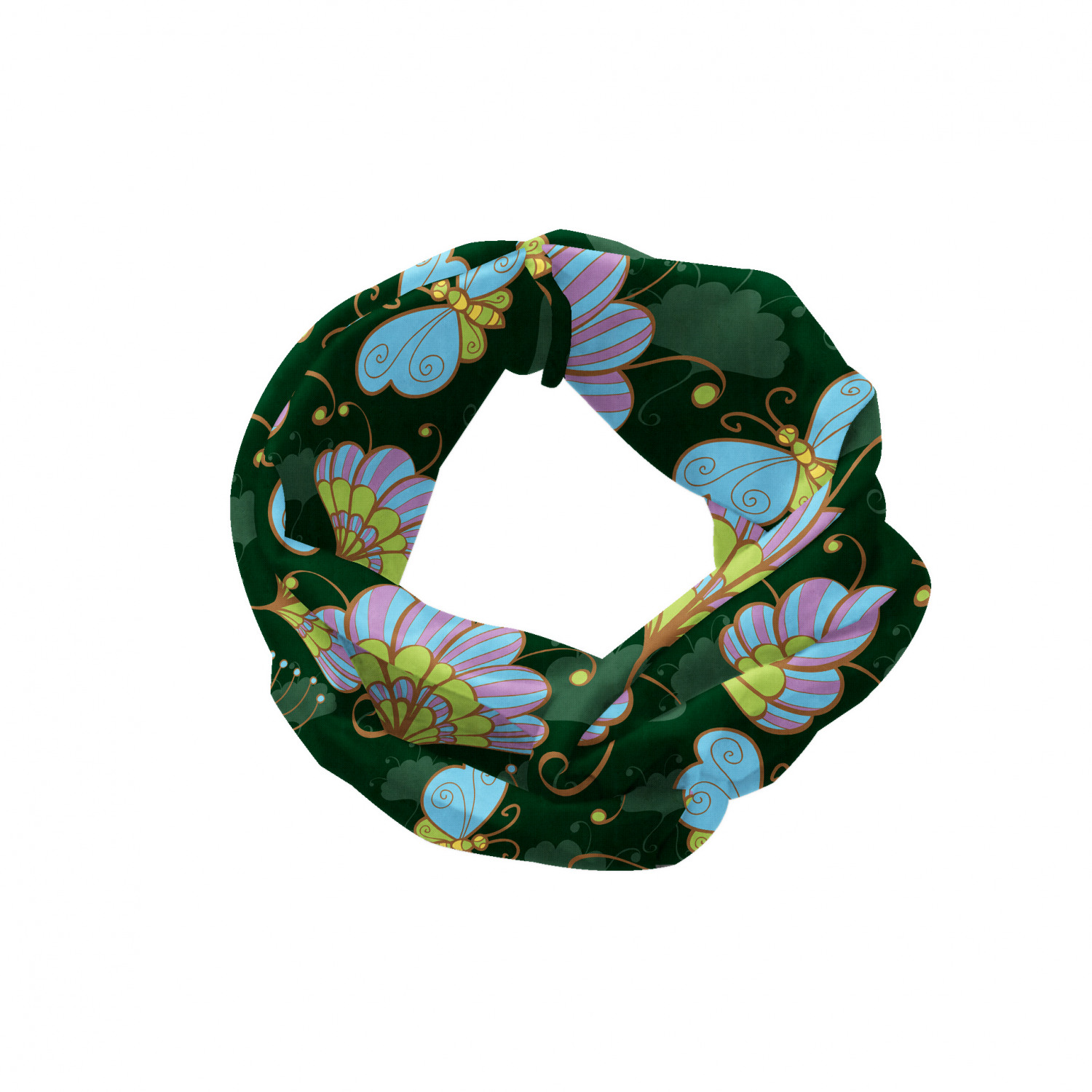 Ambesonne Garden Art Print Headband Elastic Soft Women's Bandana for Daily Use - Picture 27 of 123