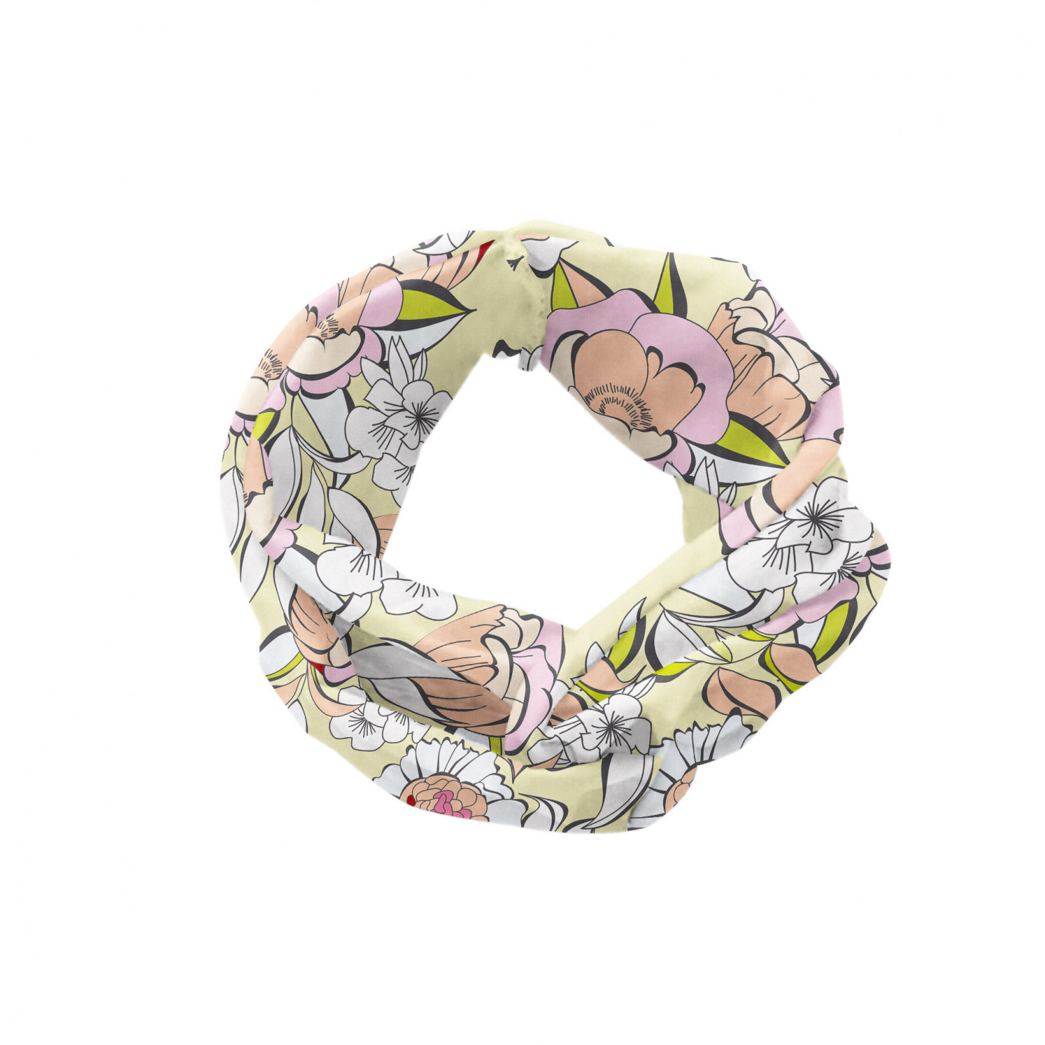 Ambesonne Garden Art Print Headband Elastic Soft Women's Bandana for Daily Use - Picture 85 of 123
