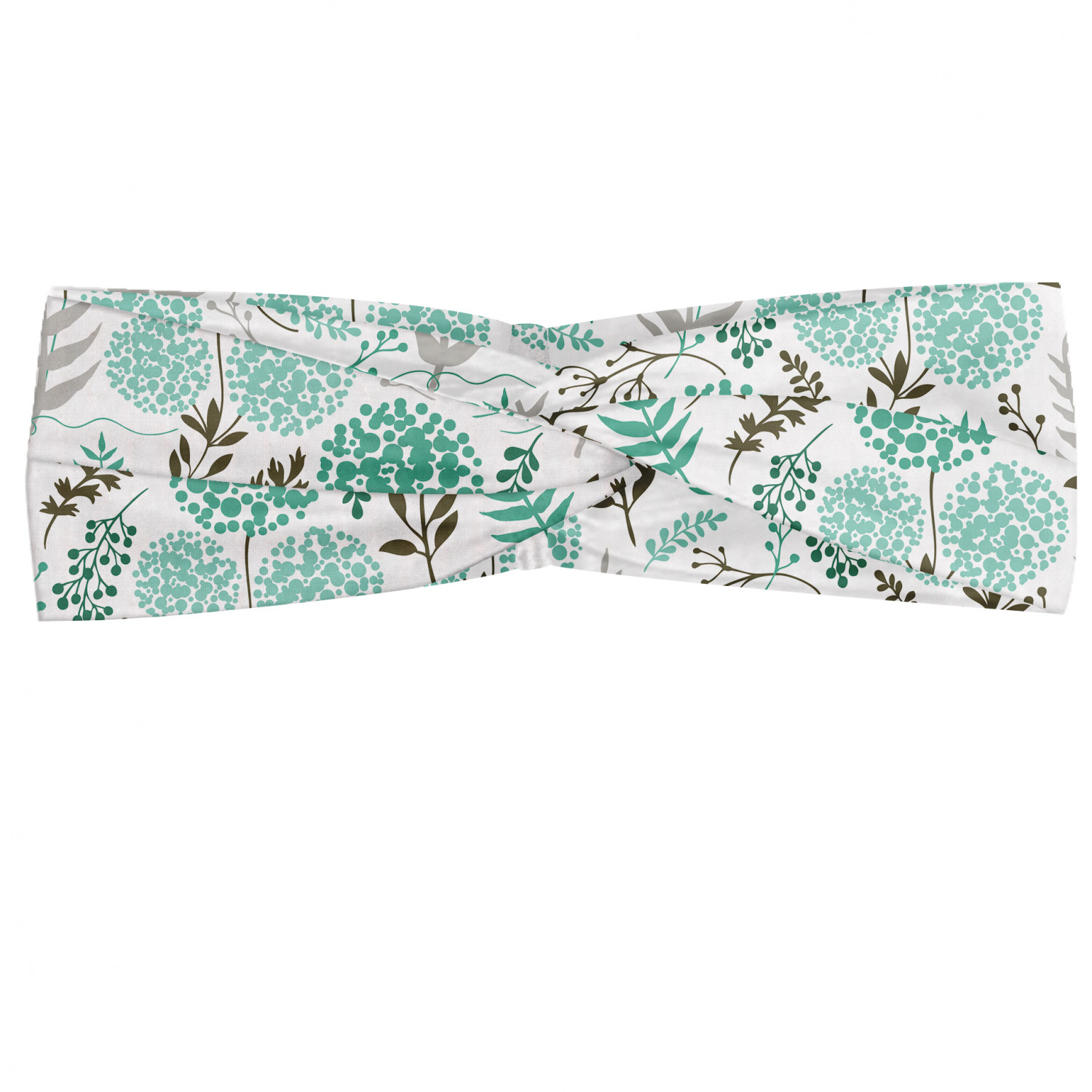 Ambesonne Botanical Form Headband Elastic Soft Women's Bandana for Daily Use - Picture 6 of 123