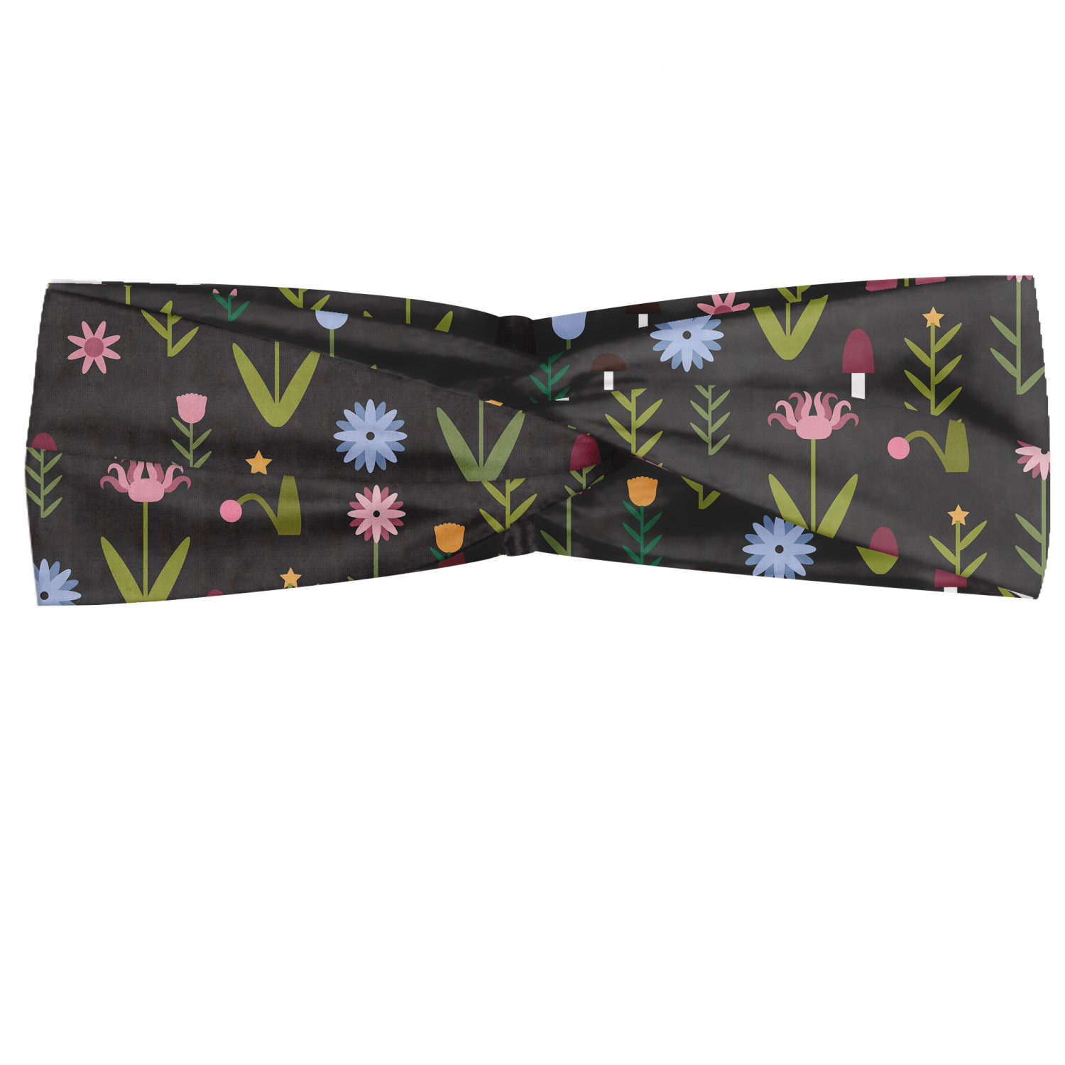 Ambesonne Garden Art Print Headband Elastic Soft Women's Bandana for Daily Use - Picture 70 of 123