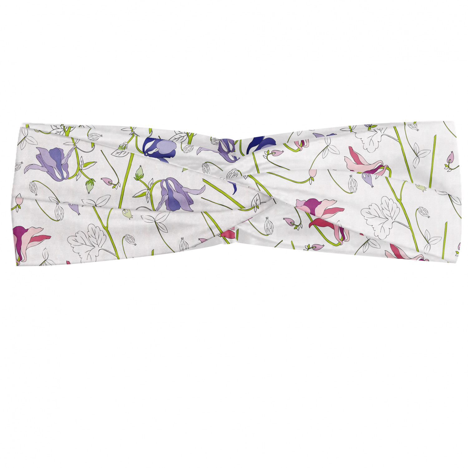 Ambesonne Garden Art Print Headband Elastic Soft Women's Bandana for Daily Use - Picture 56 of 123