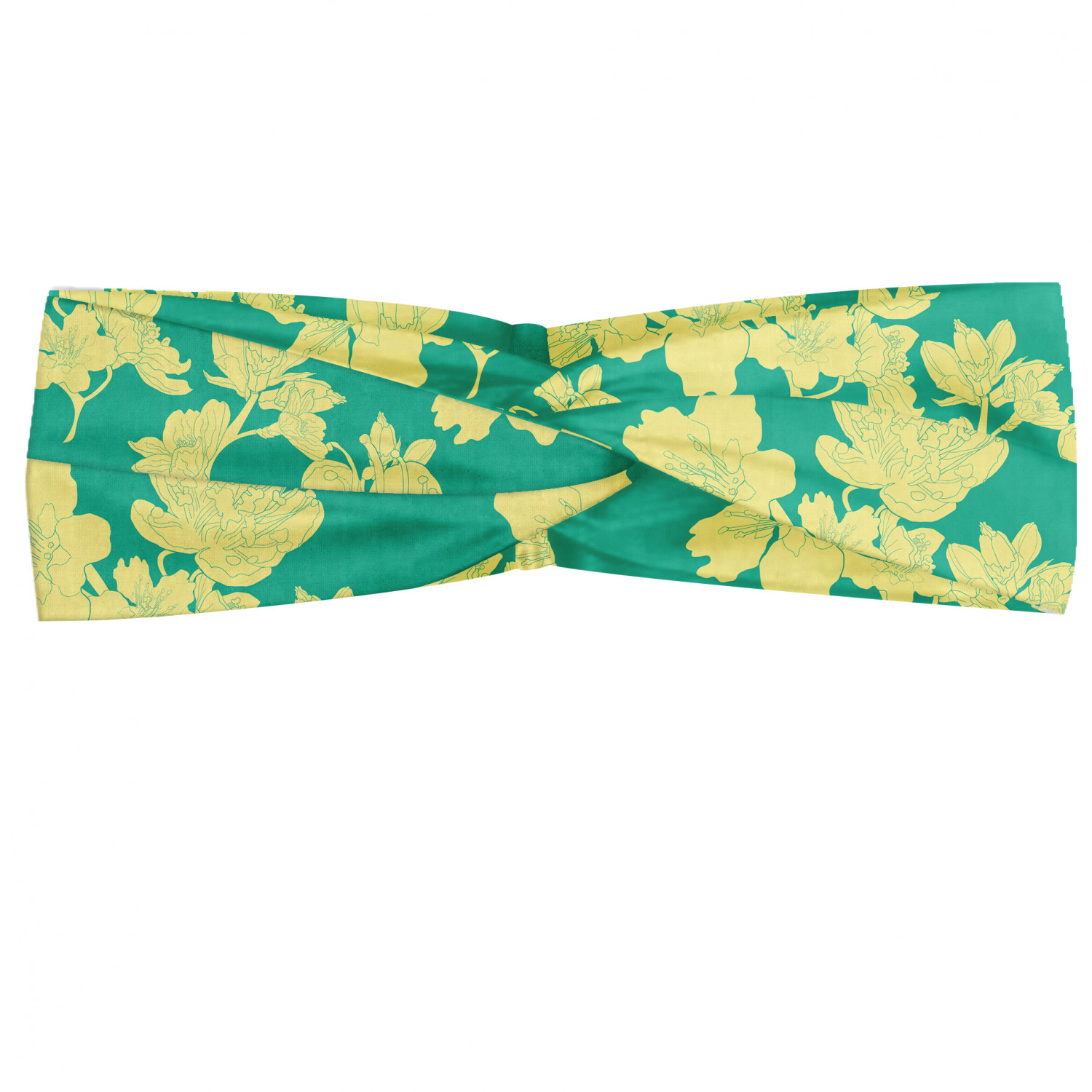 Ambesonne Garden Art Print Headband Elastic Soft Women's Bandana for Daily Use - Picture 20 of 123