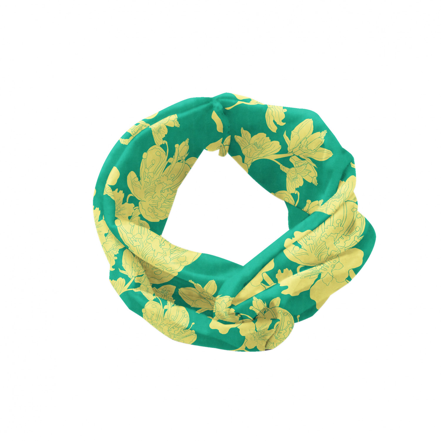 Ambesonne Garden Art Print Headband Elastic Soft Women's Bandana for Daily Use - Picture 21 of 123