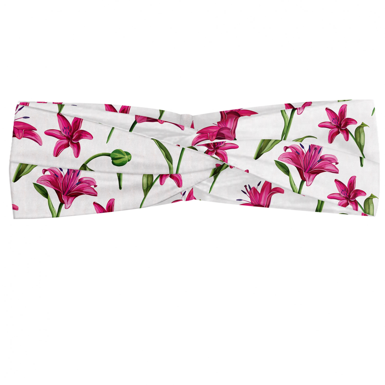 Ambesonne Garden Art Print Headband Elastic Soft Women's Bandana for Daily Use - Picture 64 of 123
