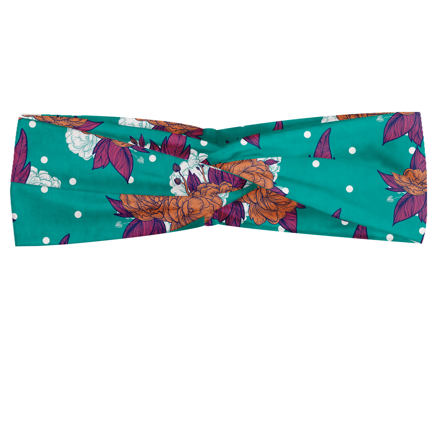 Ambesonne Garden Art Print Headband Elastic Soft Women's Bandana for Daily Use - Picture 88 of 123