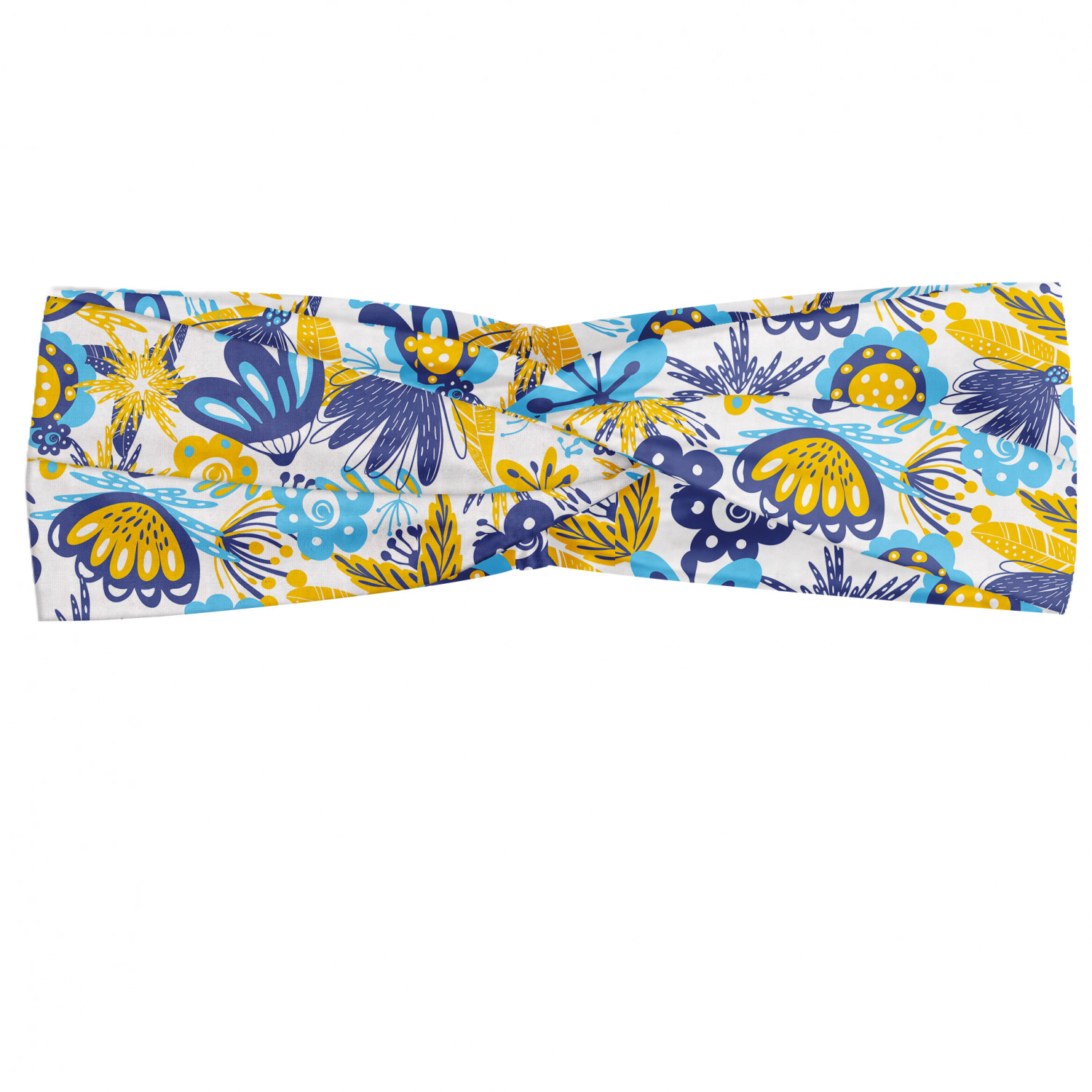 Ambesonne Garden Art Print Headband Elastic Soft Women's Bandana for Daily Use - Picture 30 of 123