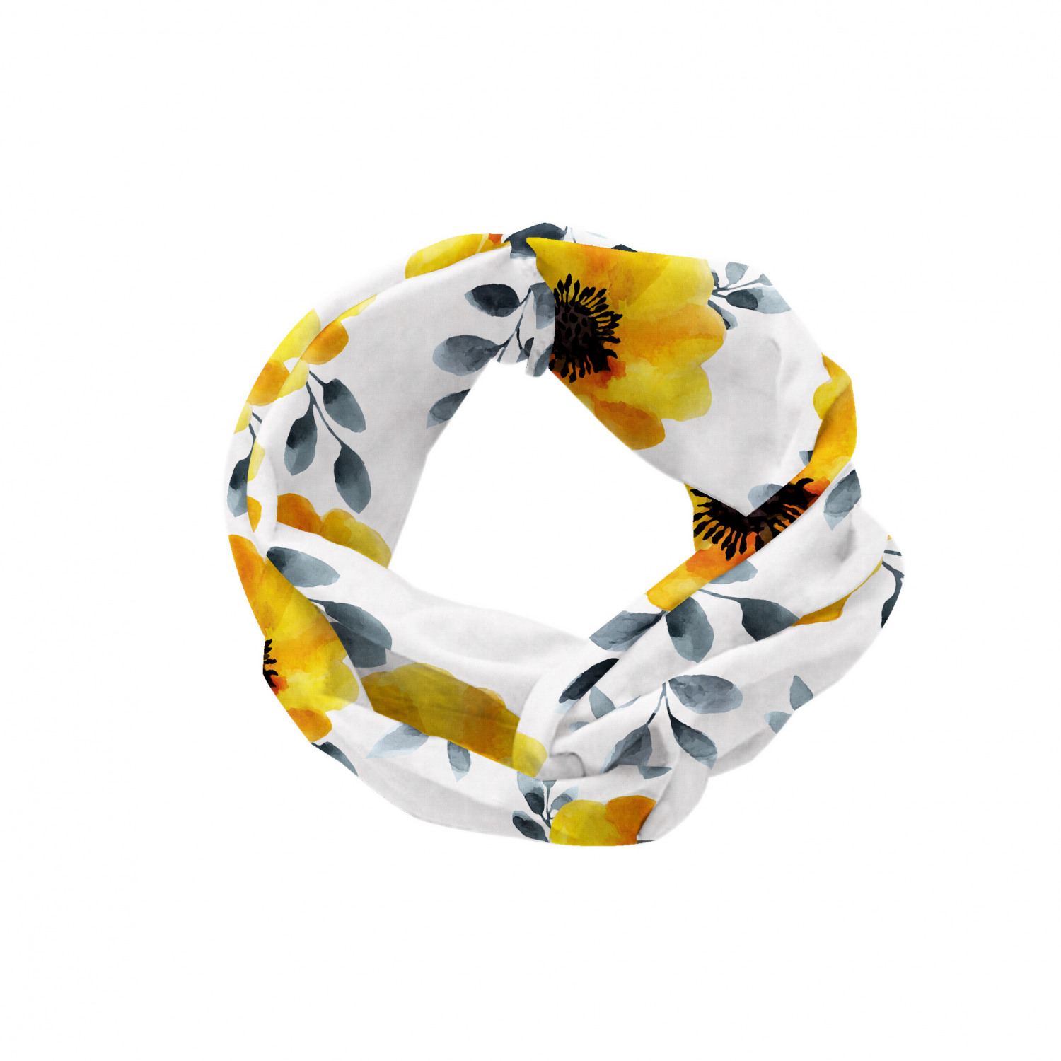 Ambesonne Garden Art Print Headband Elastic Soft Women's Bandana for Daily Use - Picture 119 of 123