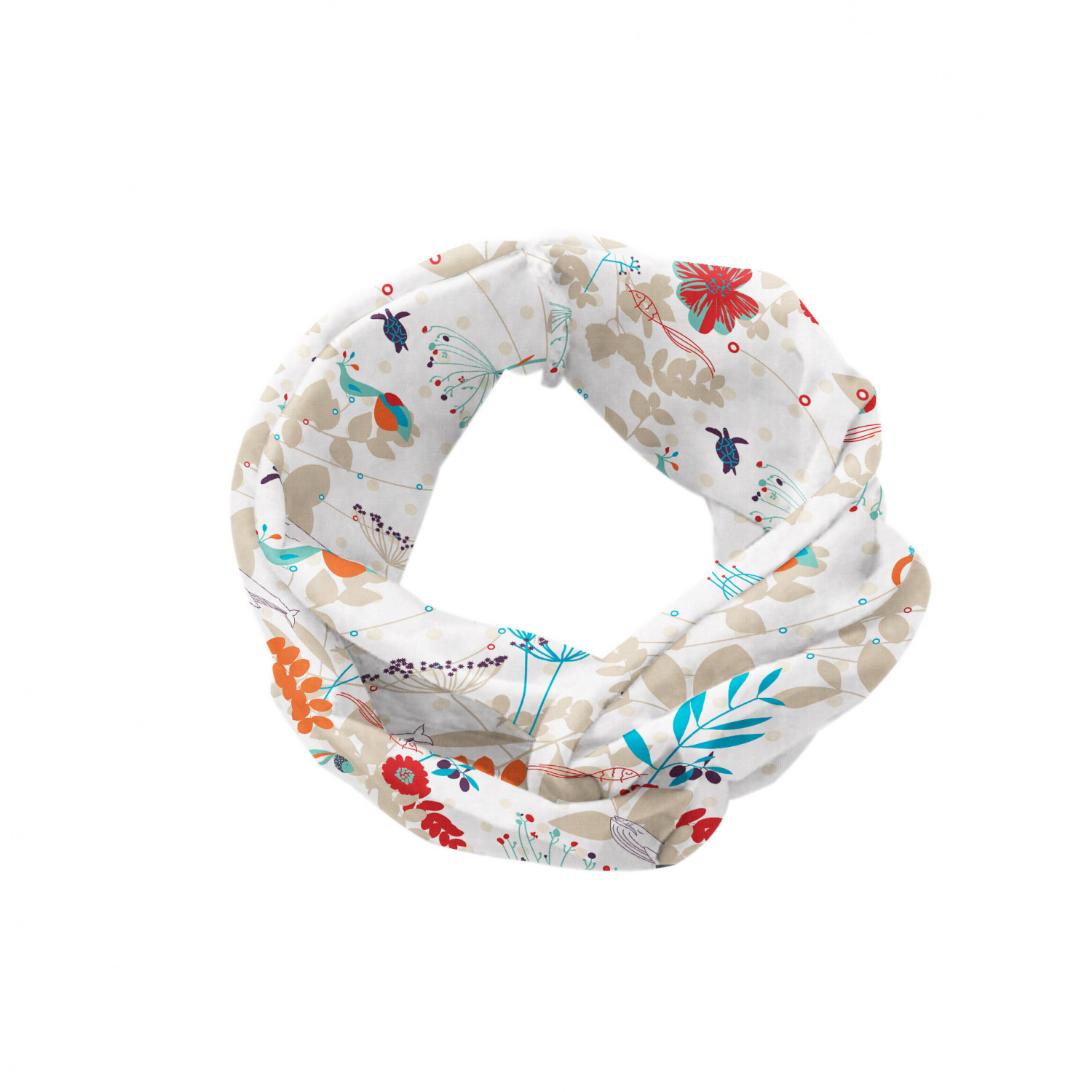 Ambesonne Botanical Form Headband Elastic Soft Women's Bandana for Daily Use - Picture 77 of 123