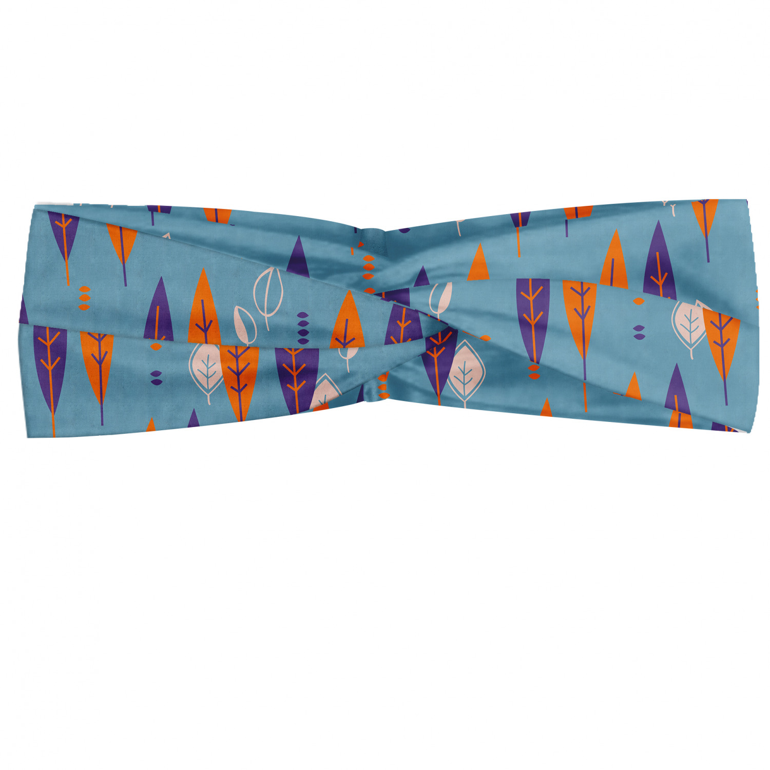Ambesonne Botanical Form Headband Elastic Soft Women's Bandana for Daily Use - Picture 34 of 123