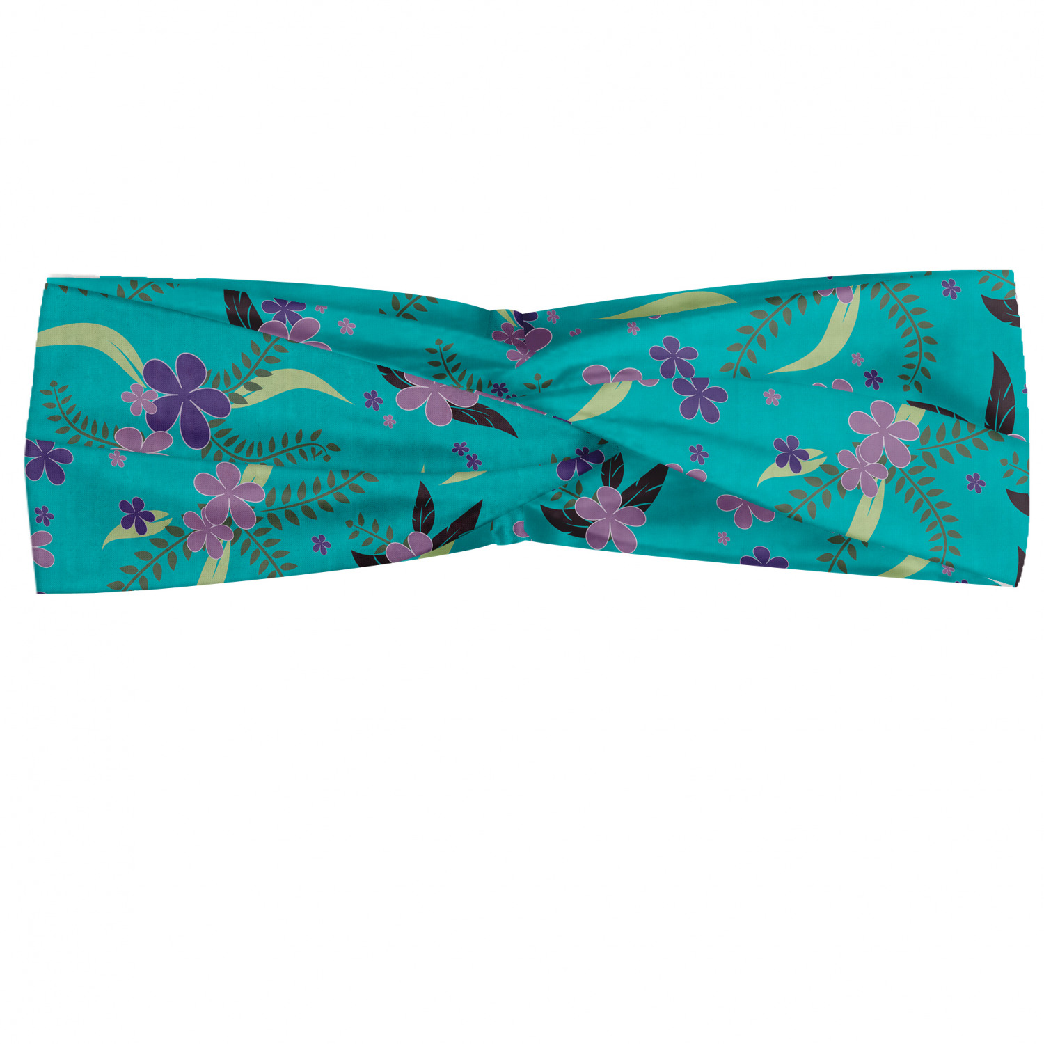 Ambesonne Botanical Form Headband Elastic Soft Women's Bandana for Daily Use - Picture 44 of 123