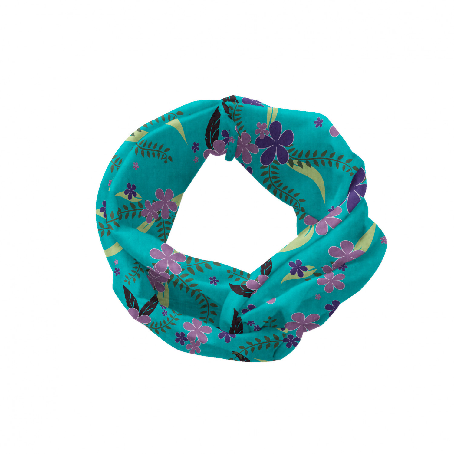 Ambesonne Botanical Form Headband Elastic Soft Women's Bandana for Daily Use - Picture 45 of 123