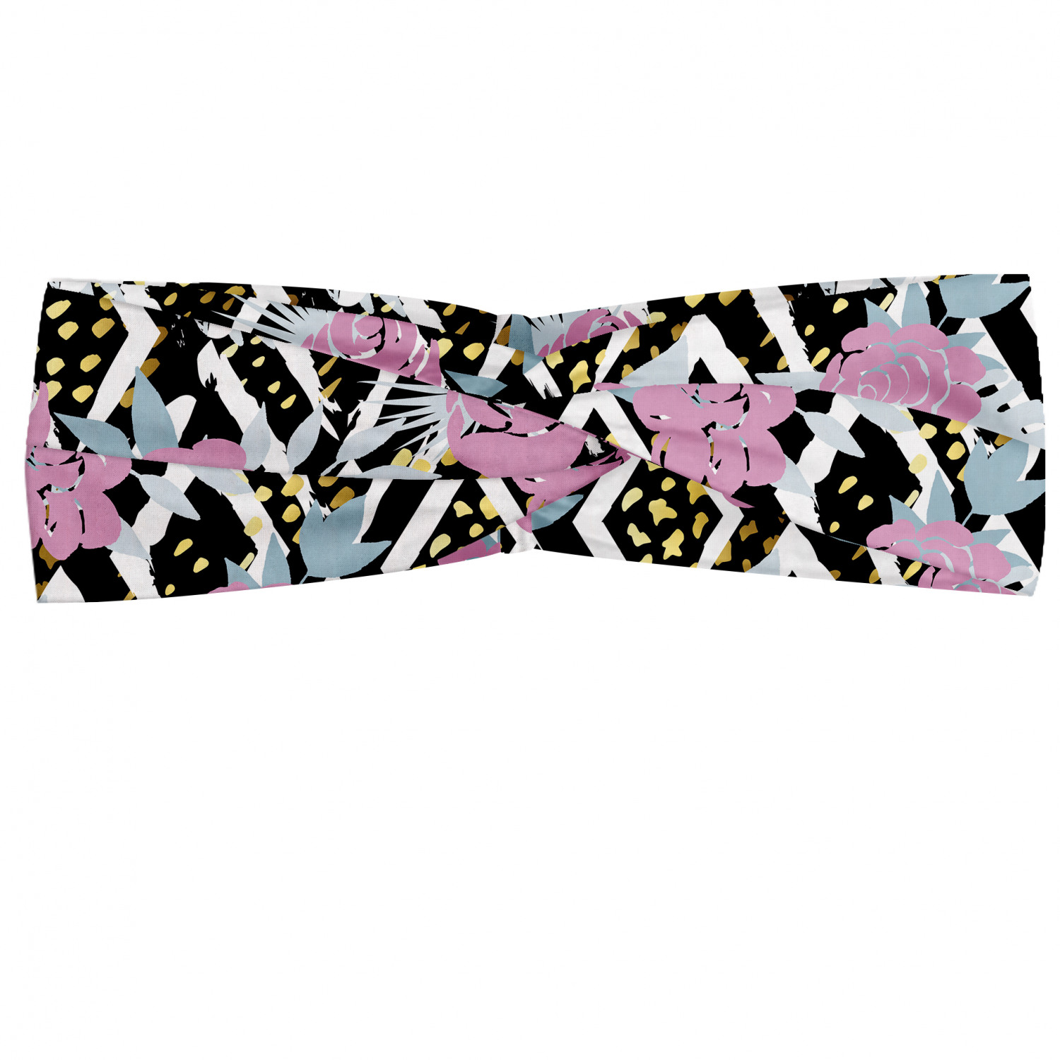 Ambesonne Botanical Form Headband Elastic Soft Women's Bandana for Daily Use - Picture 52 of 123