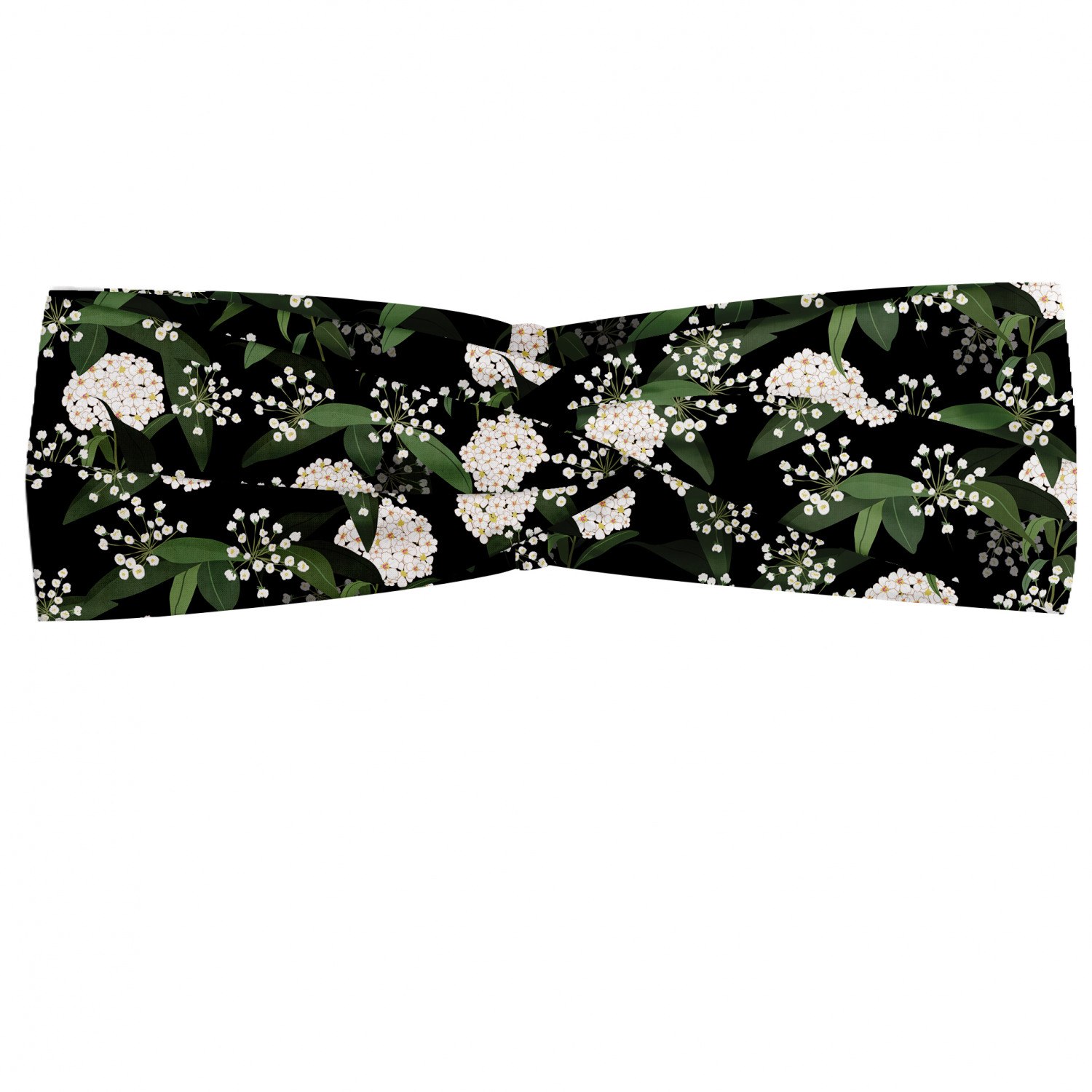 Ambesonne Botanical Form Headband Elastic Soft Women's Bandana for Daily Use - Picture 122 of 123